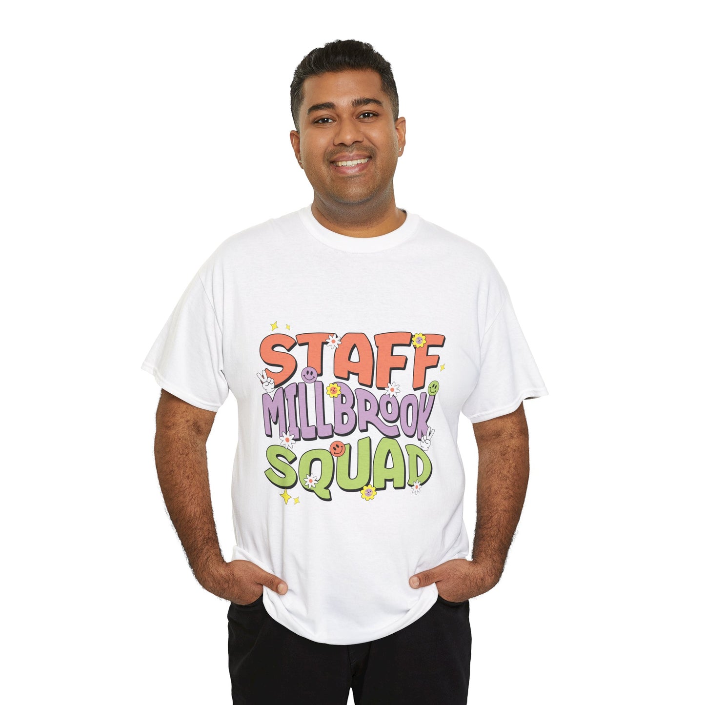 Millbrook Staff Squad Unisex Heavy Cotton Tee - Adult