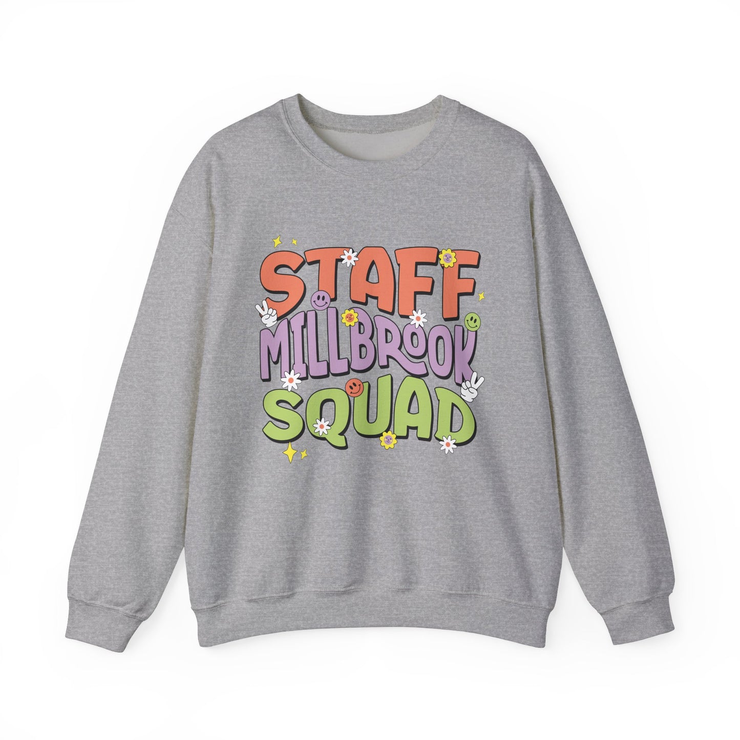 Millbrook Staff Squad Unisex Heavy Blend™ Crewneck Sweatshirt - Adult