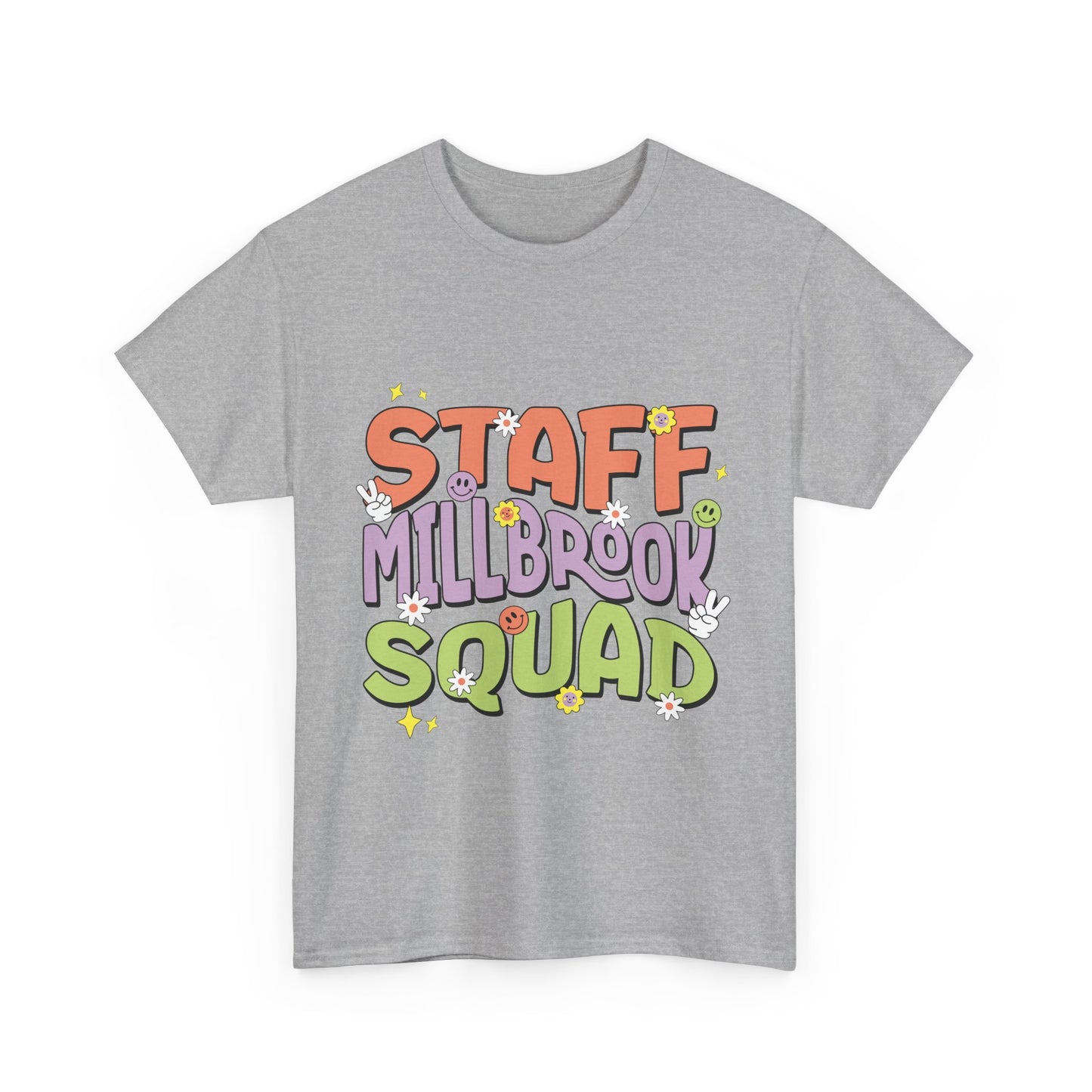 Millbrook Staff Squad Unisex Heavy Cotton Tee - Adult