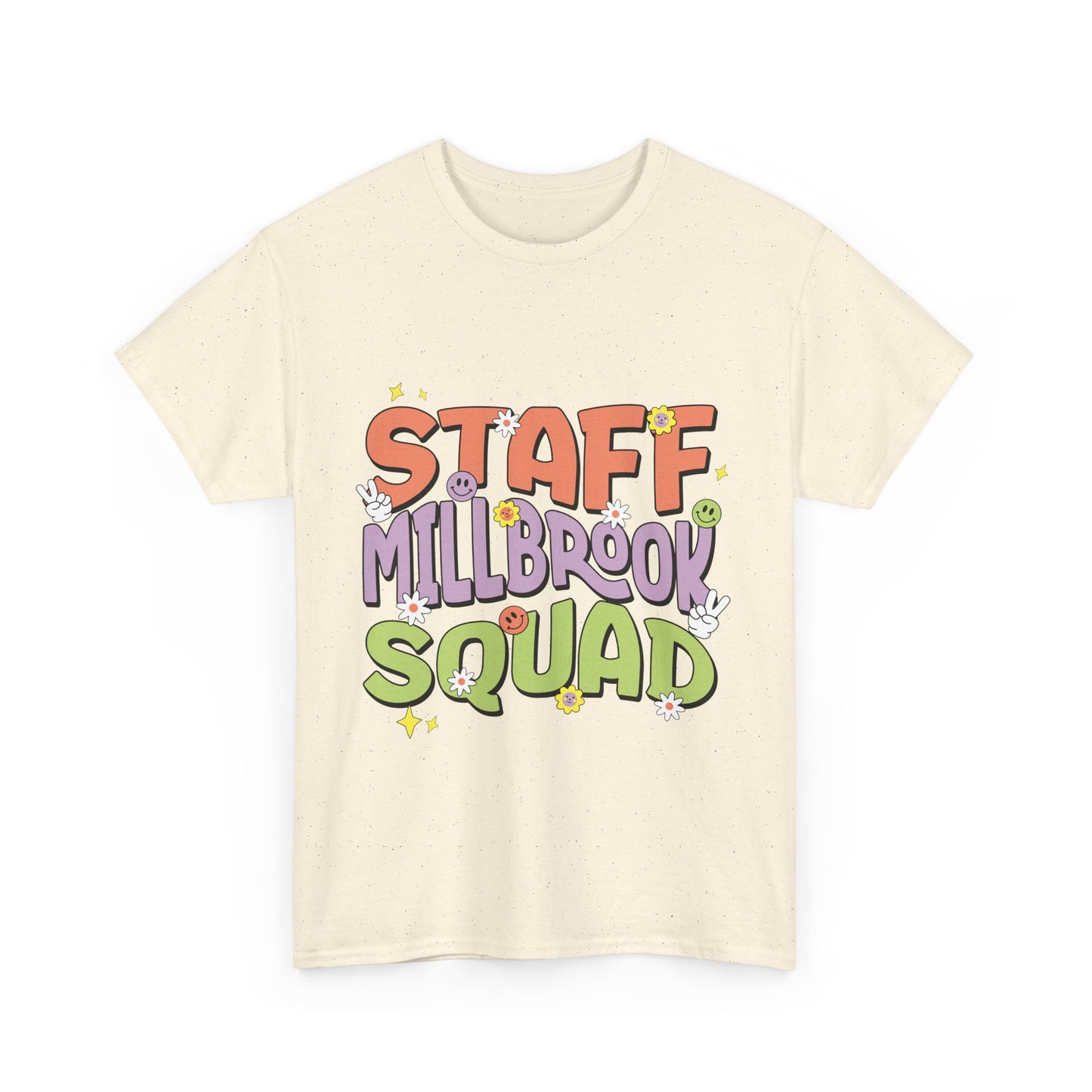 Millbrook Staff Squad Unisex Heavy Cotton Tee - Adult