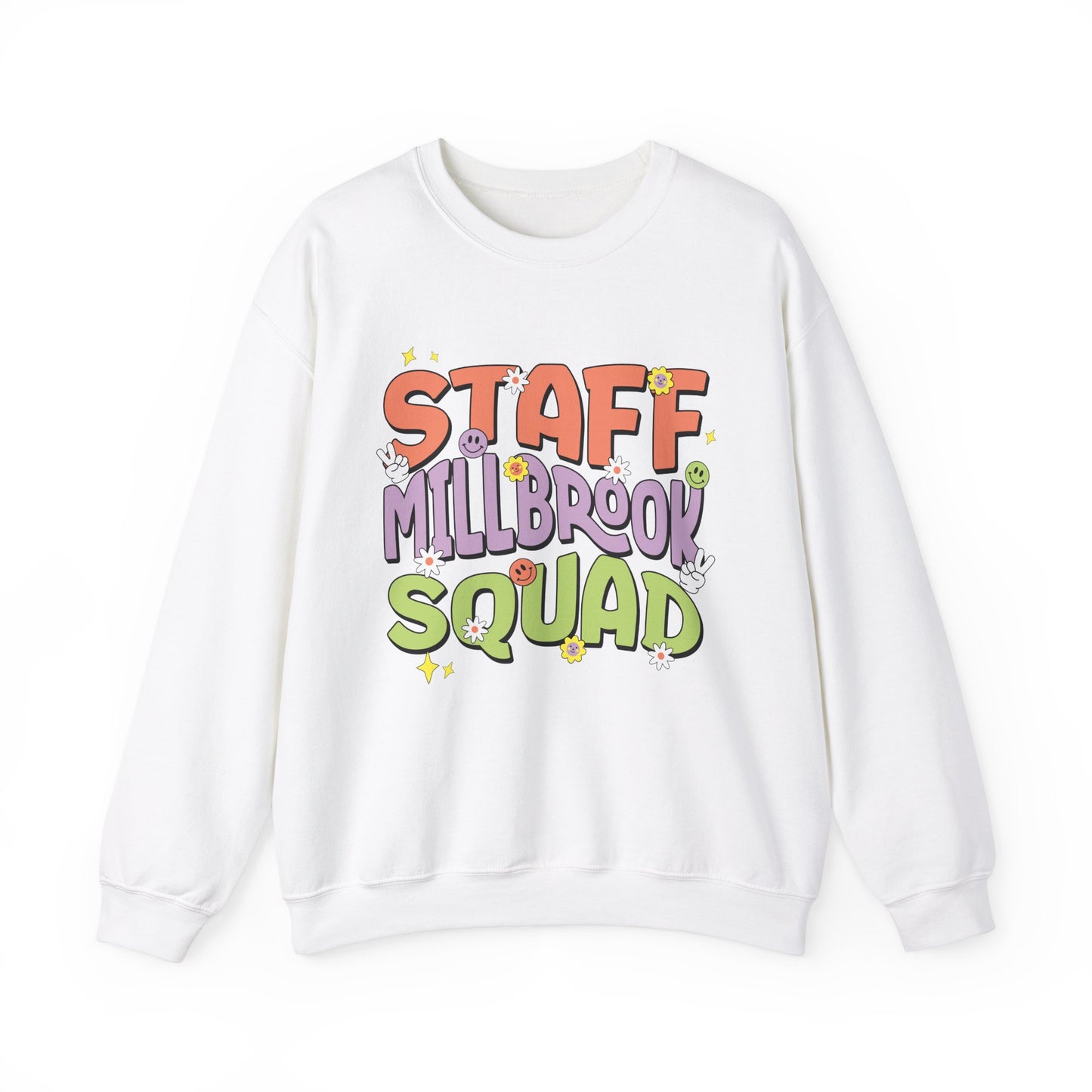 Millbrook Staff Squad Unisex Heavy Blend™ Crewneck Sweatshirt - Adult