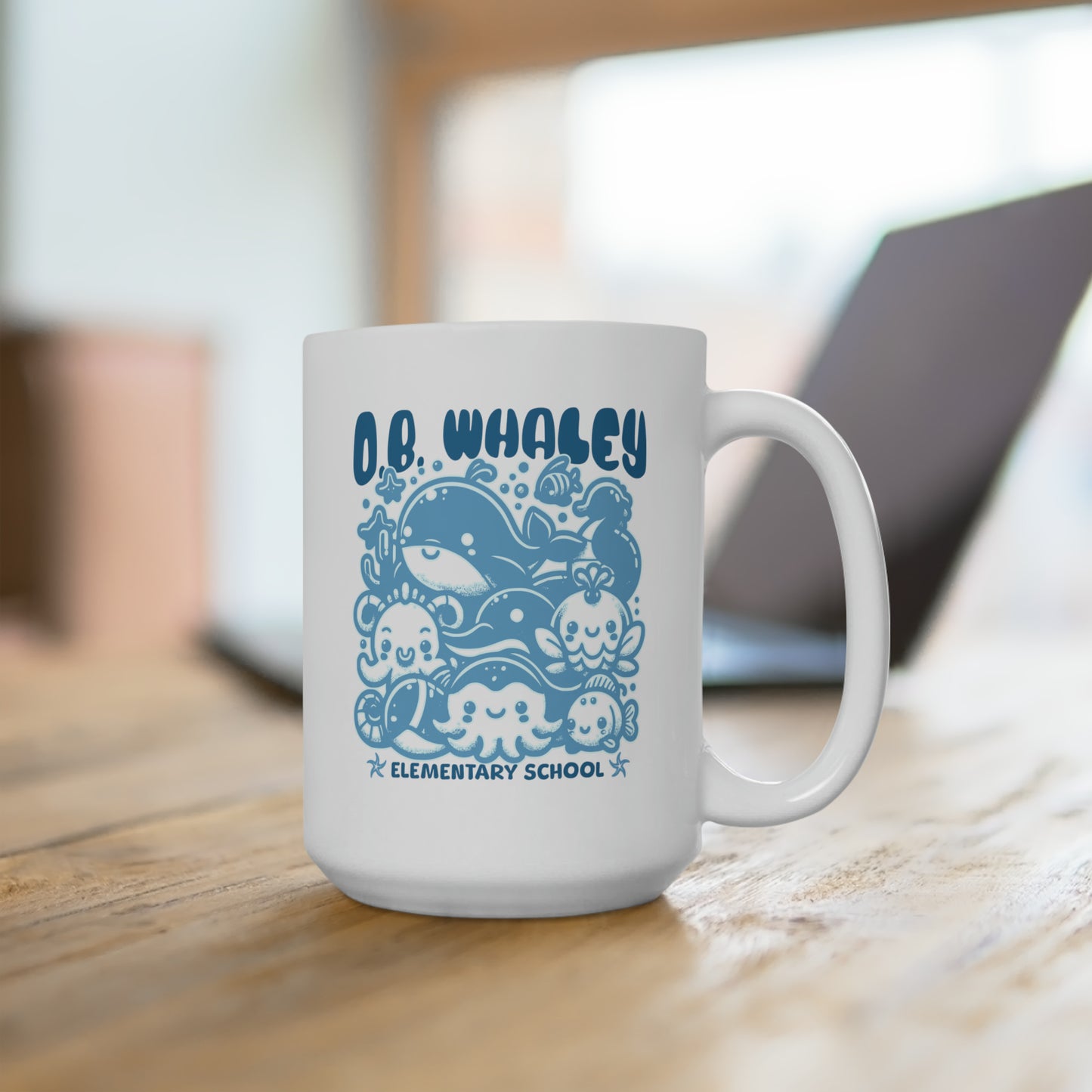 O.B. Whaley Ocean Tots - Ceramic Mug 15oz