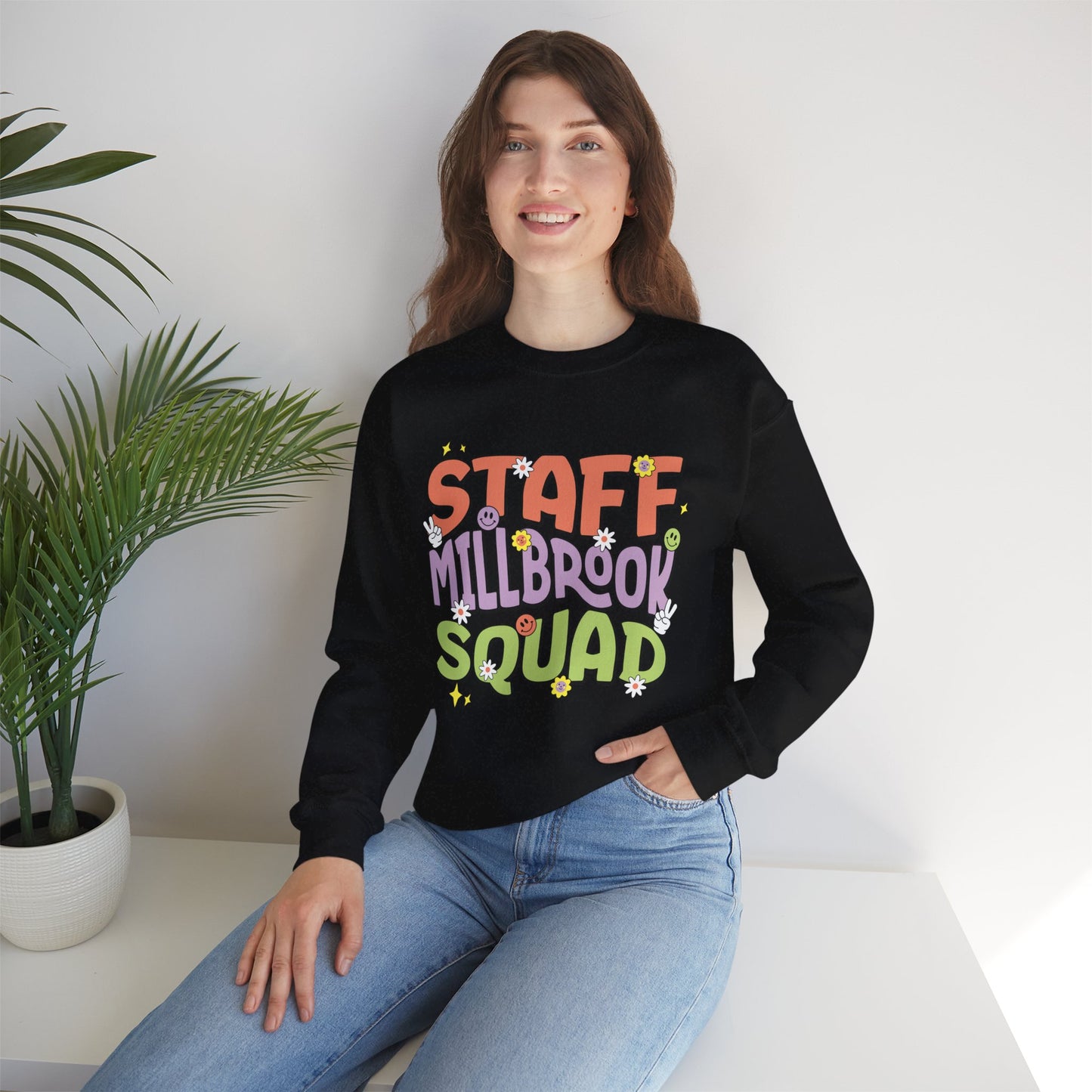 Millbrook Staff Squad Unisex Heavy Blend™ Crewneck Sweatshirt - Adult