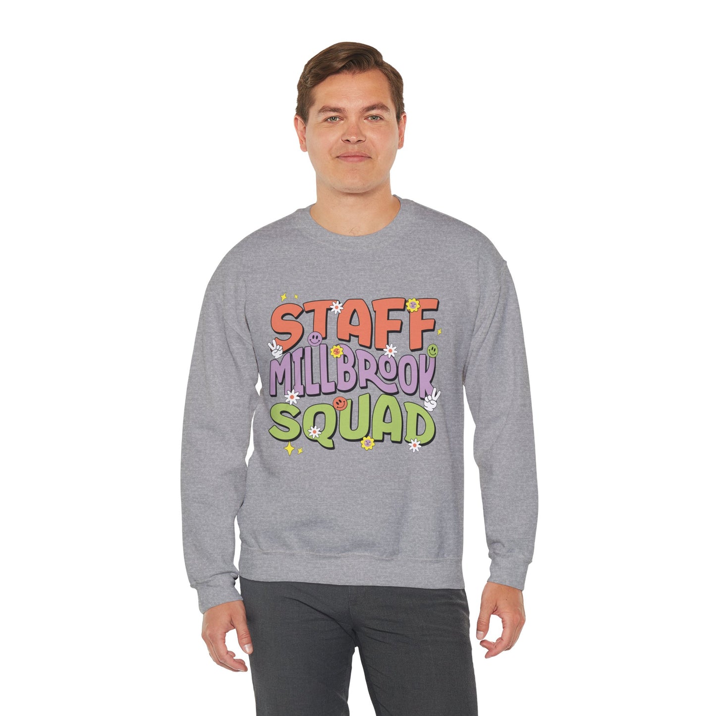 Millbrook Staff Squad Unisex Heavy Blend™ Crewneck Sweatshirt - Adult