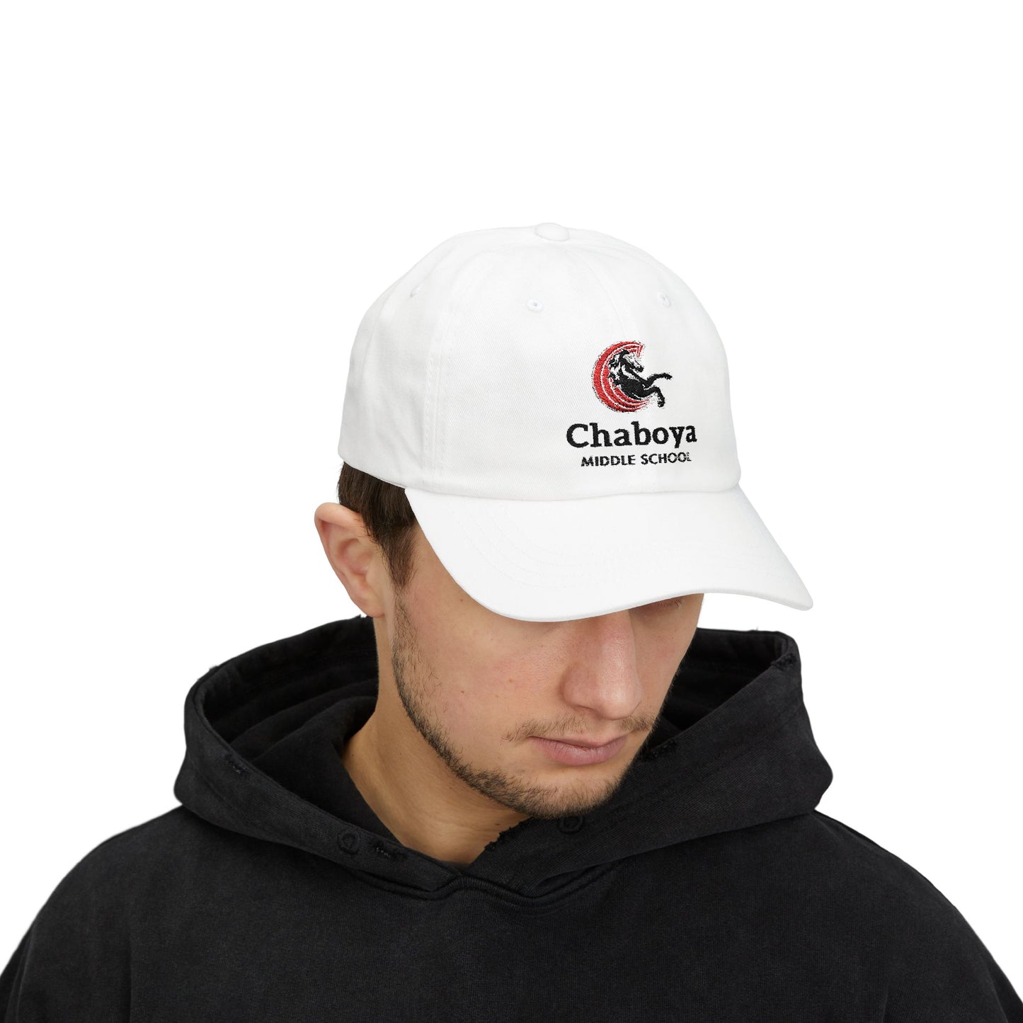 Classic Dad Cap with Chaboya Staff Logo (light)