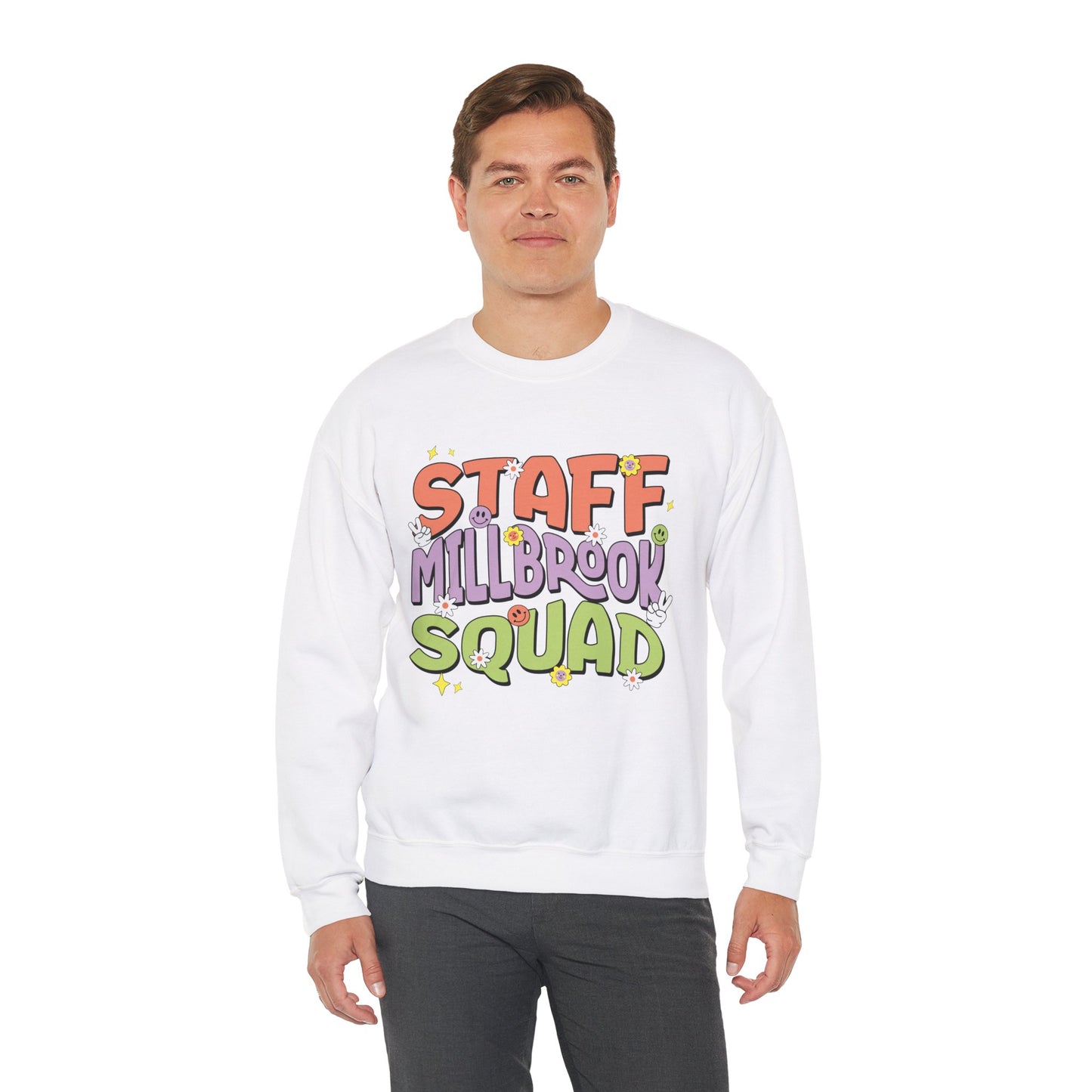 Millbrook Staff Squad Unisex Heavy Blend™ Crewneck Sweatshirt - Adult