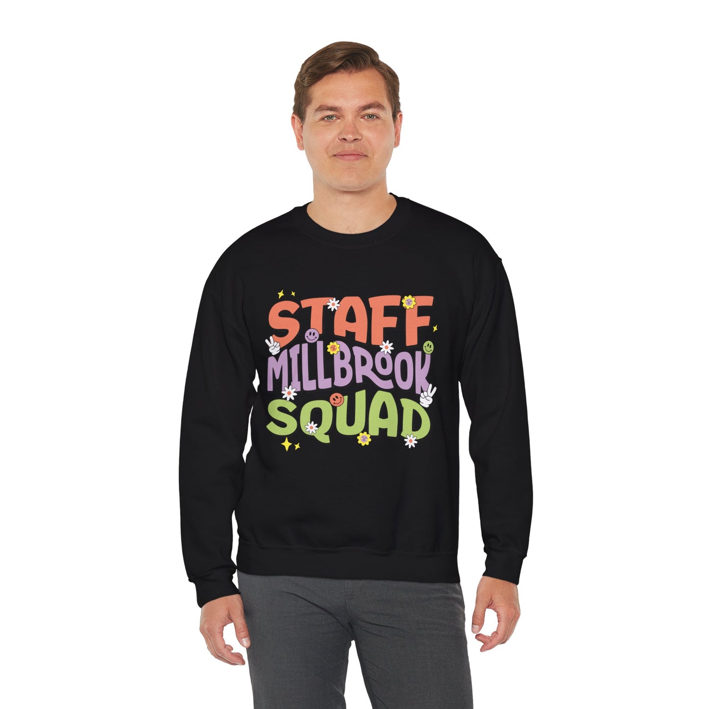 Millbrook Staff Squad Unisex Heavy Blend™ Crewneck Sweatshirt - Adult
