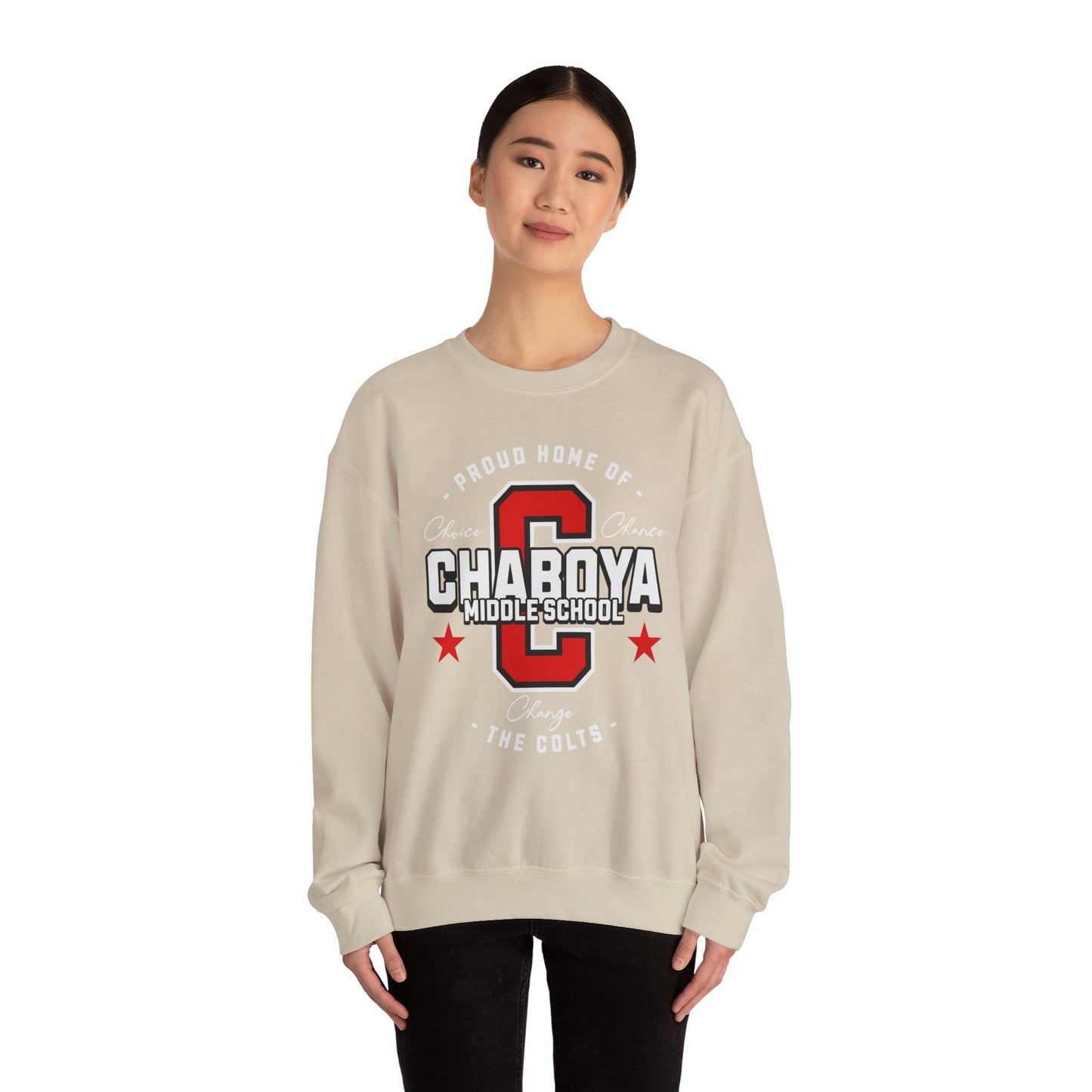 Chaboya Middle School Collegiate Crewneck - Adult