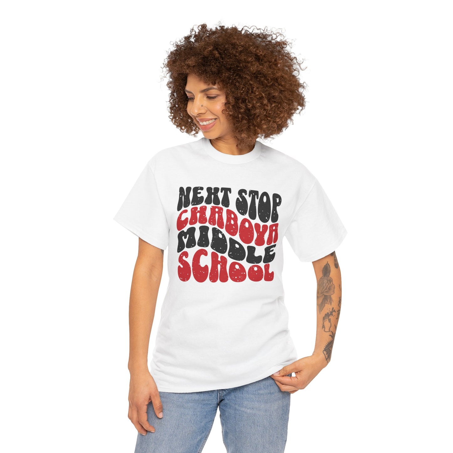 Next Stop Chaboya Middle School Tee - Adult