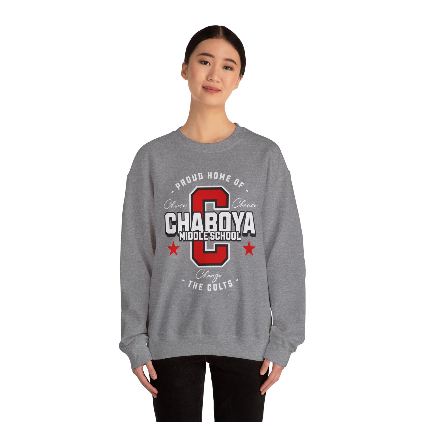 Chaboya Middle School Collegiate Crewneck - Adult