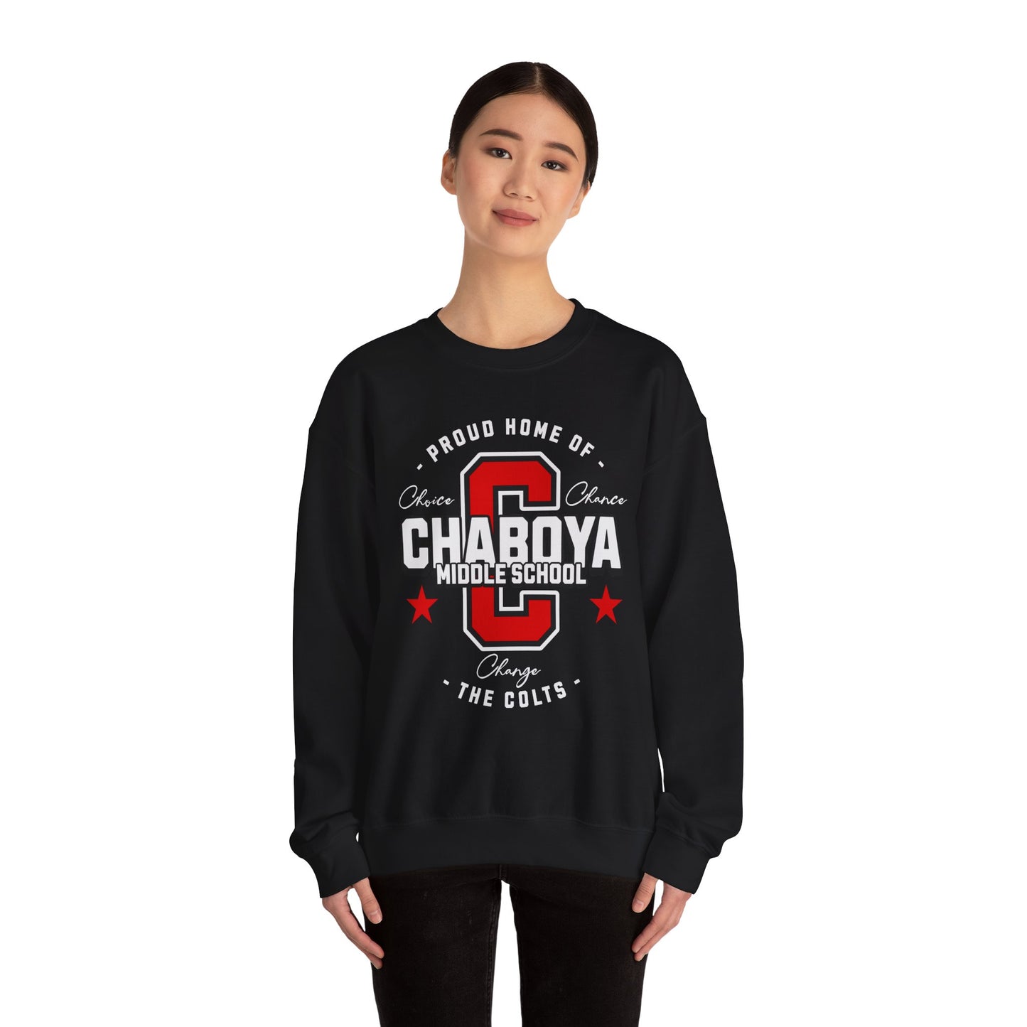 Chaboya Middle School Collegiate Crewneck - Adult