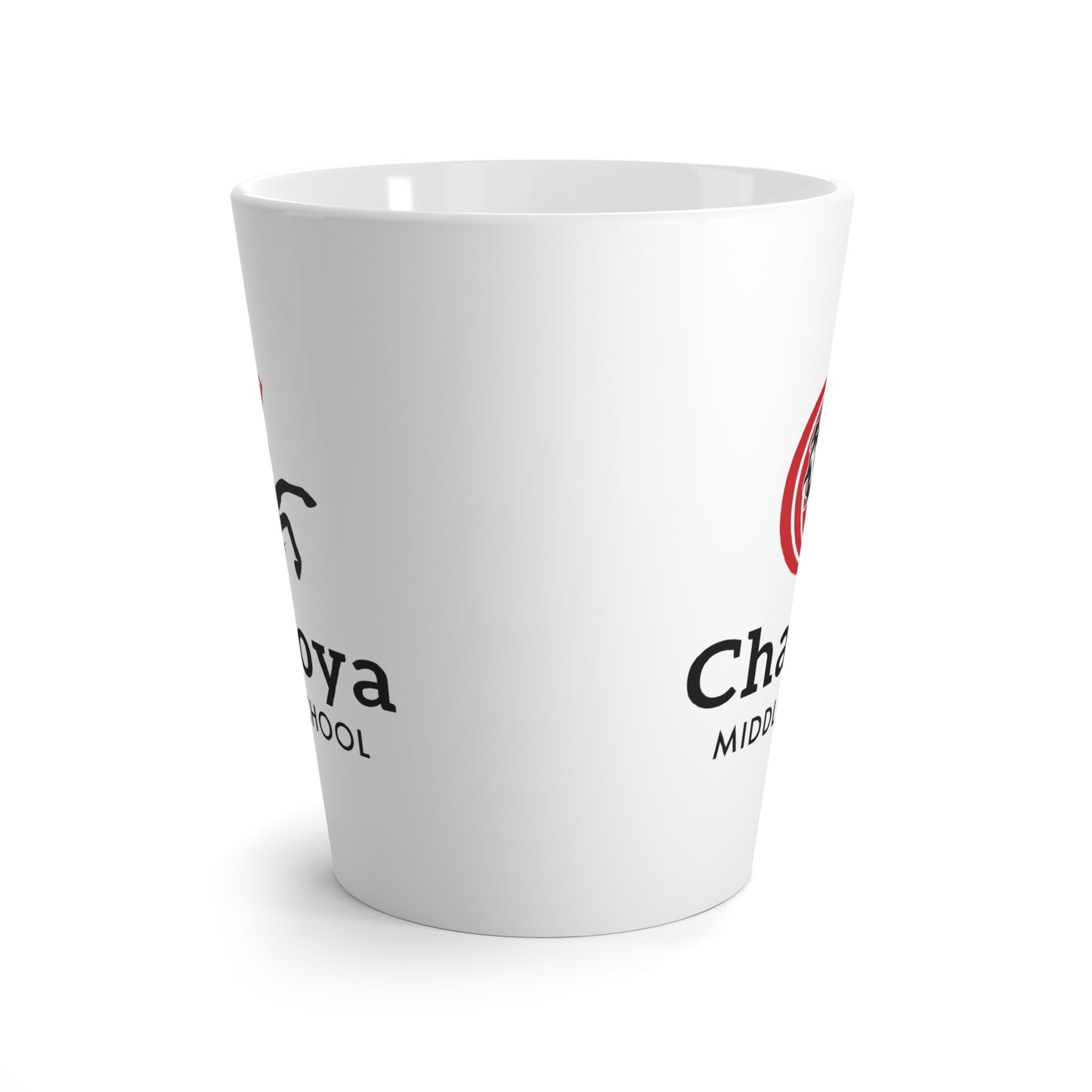 Chaboya Middle School Staff Logo Latte Mug