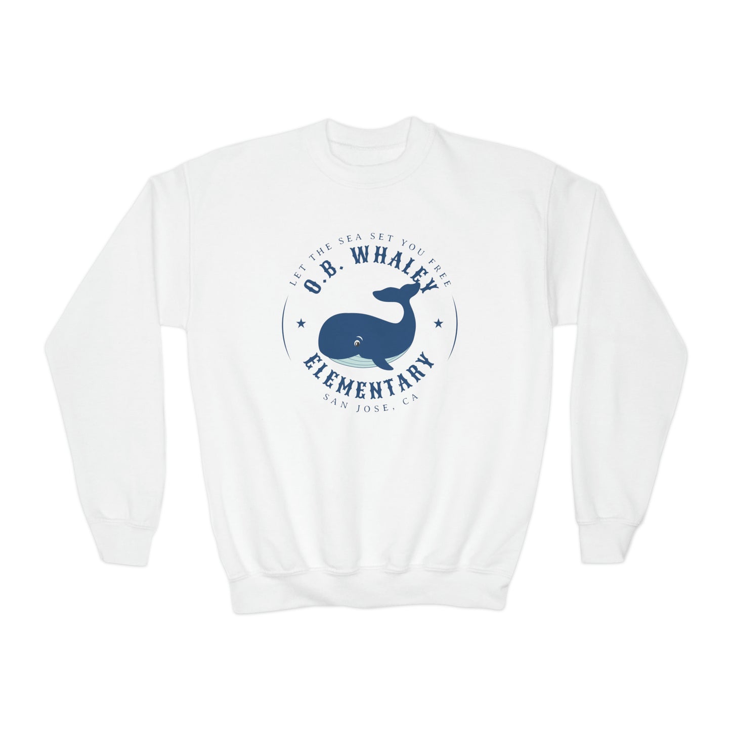 O.B. Whaley Let The Sea Set You Free Crewneck - Youth