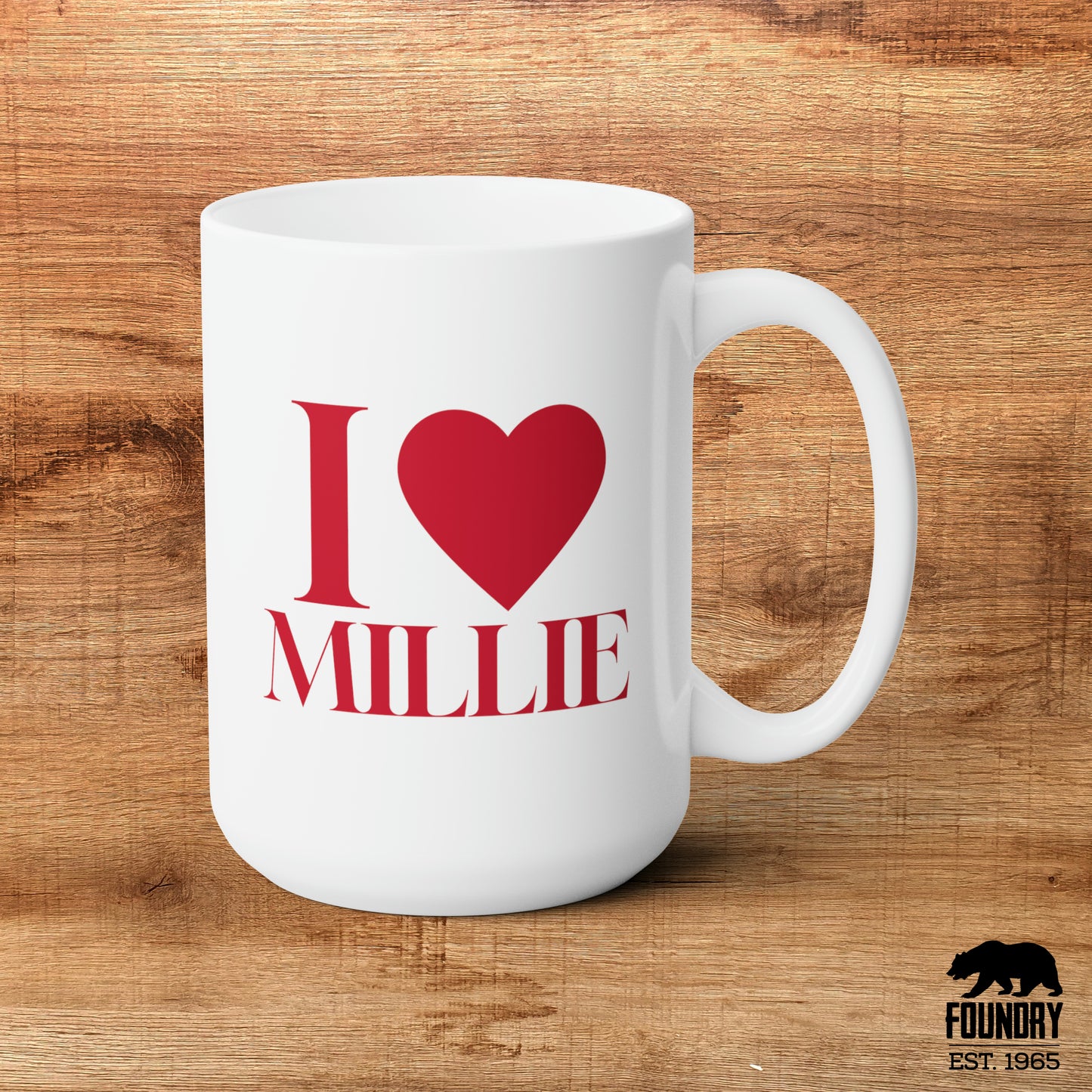 I Love Mille - Ceramic Mug 15oz
