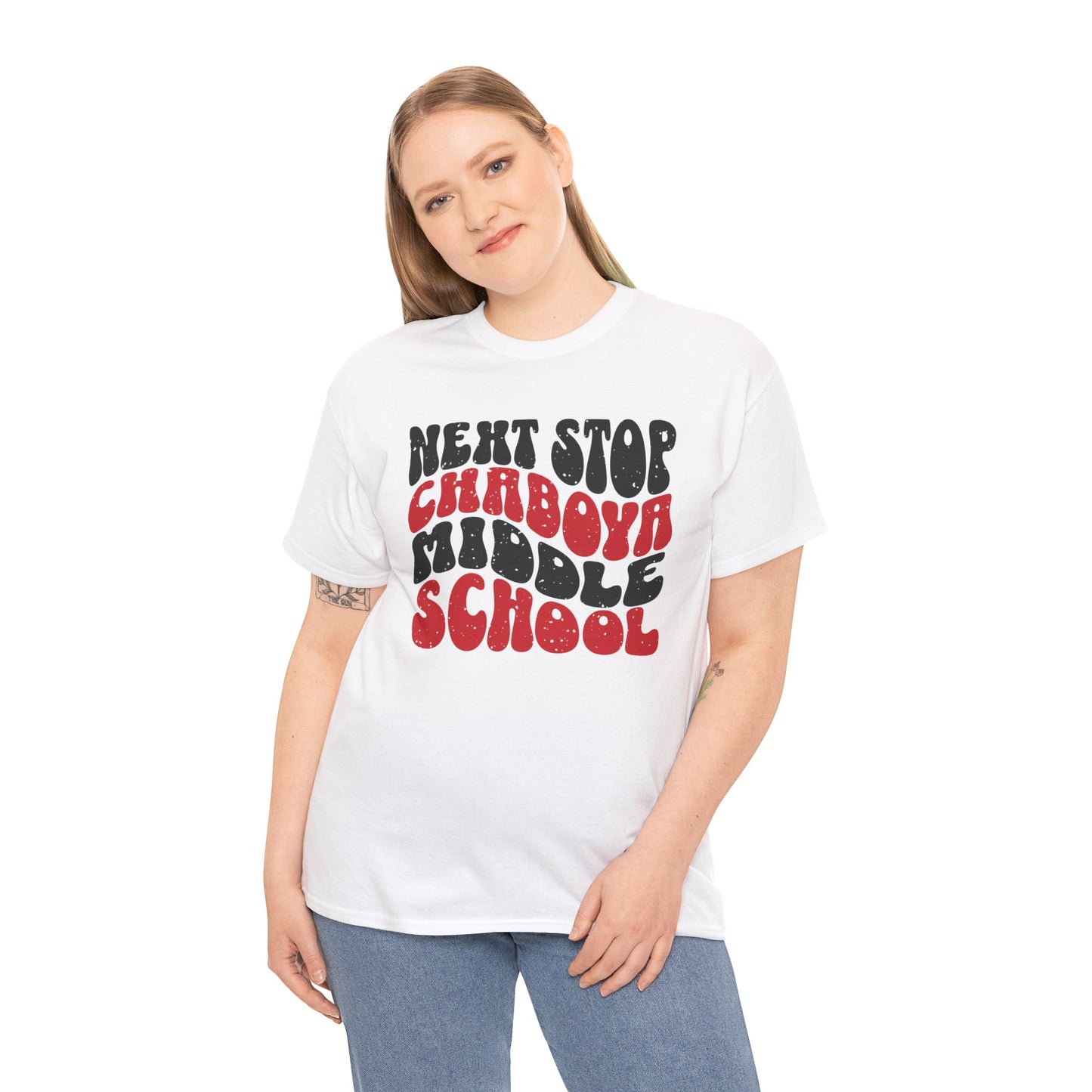 Next Stop Chaboya Middle School Tee - Adult