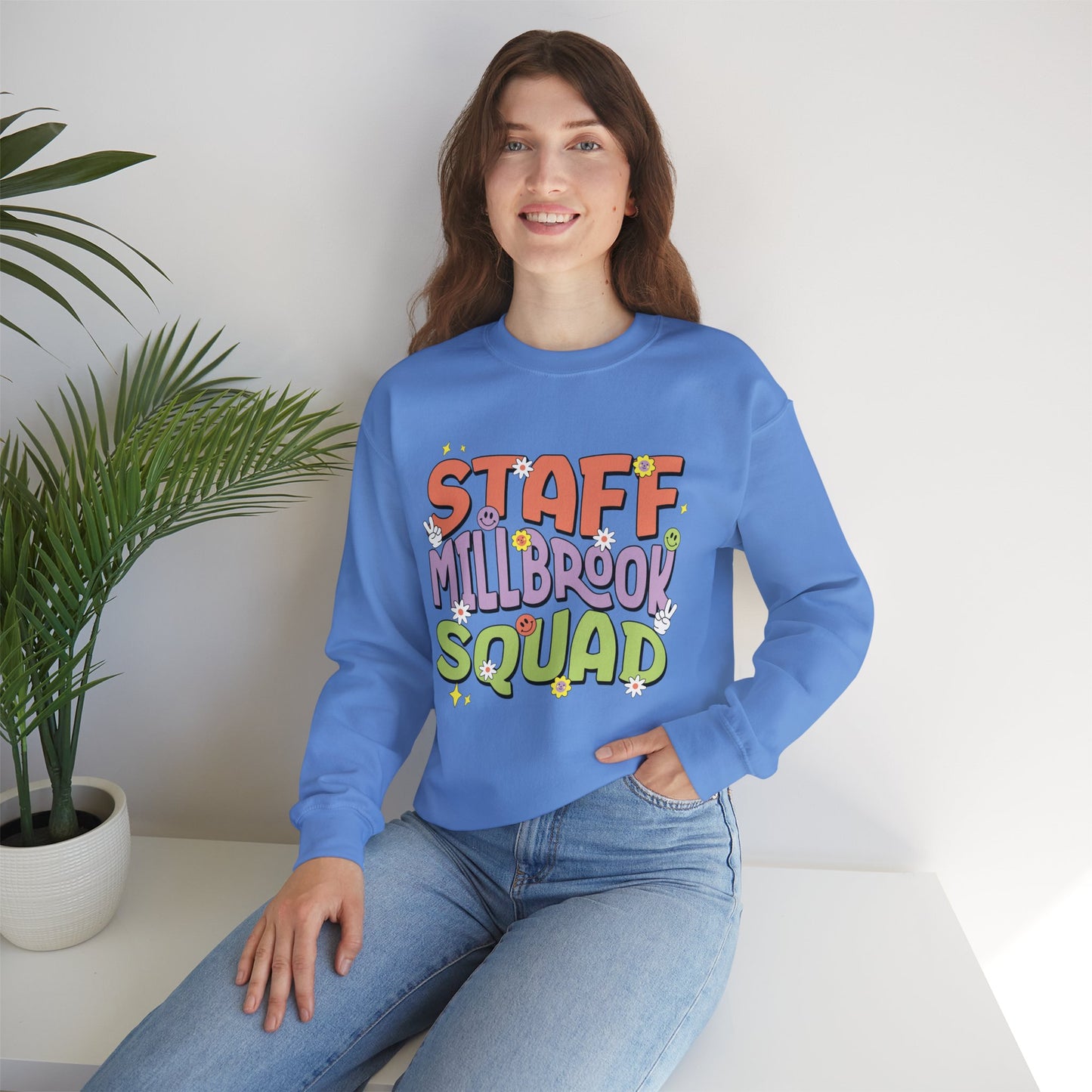 Millbrook Staff Squad Unisex Heavy Blend™ Crewneck Sweatshirt - Adult