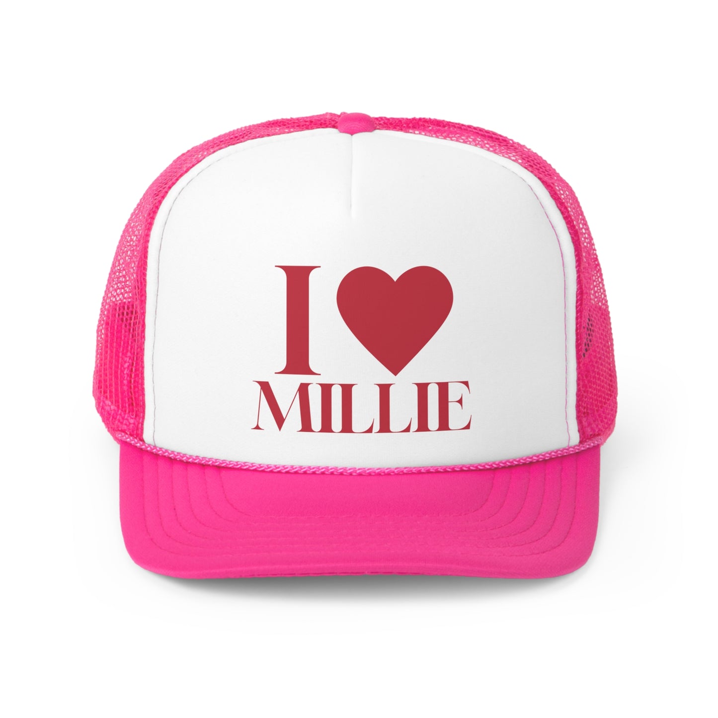 I Love Millie Trucker Cap
