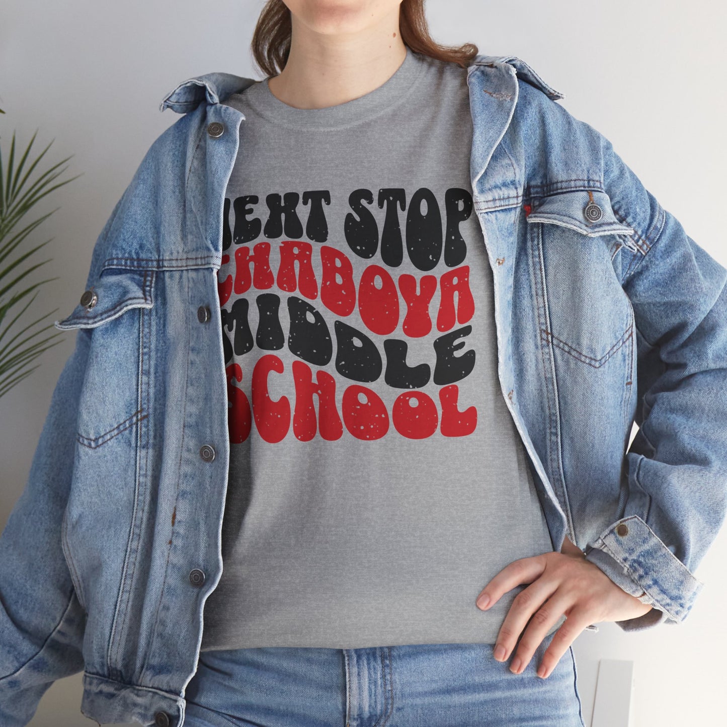 Next Stop Chaboya Middle School Tee - Adult