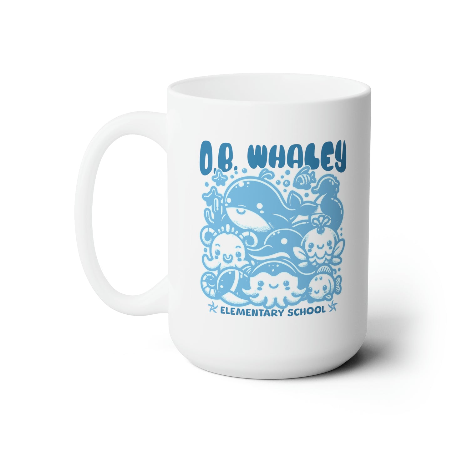 O.B. Whaley Ocean Tots - Ceramic Mug 15oz