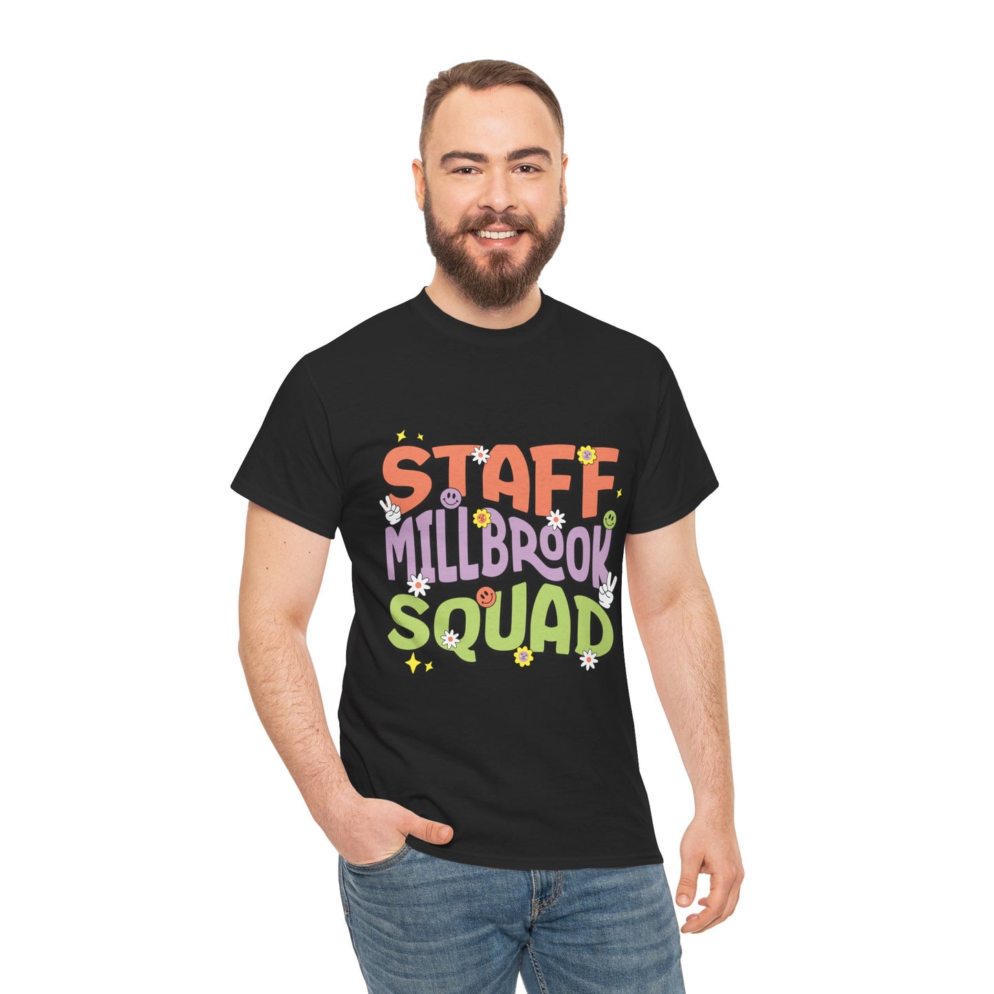 Millbrook Staff Squad Unisex Heavy Cotton Tee - Adult