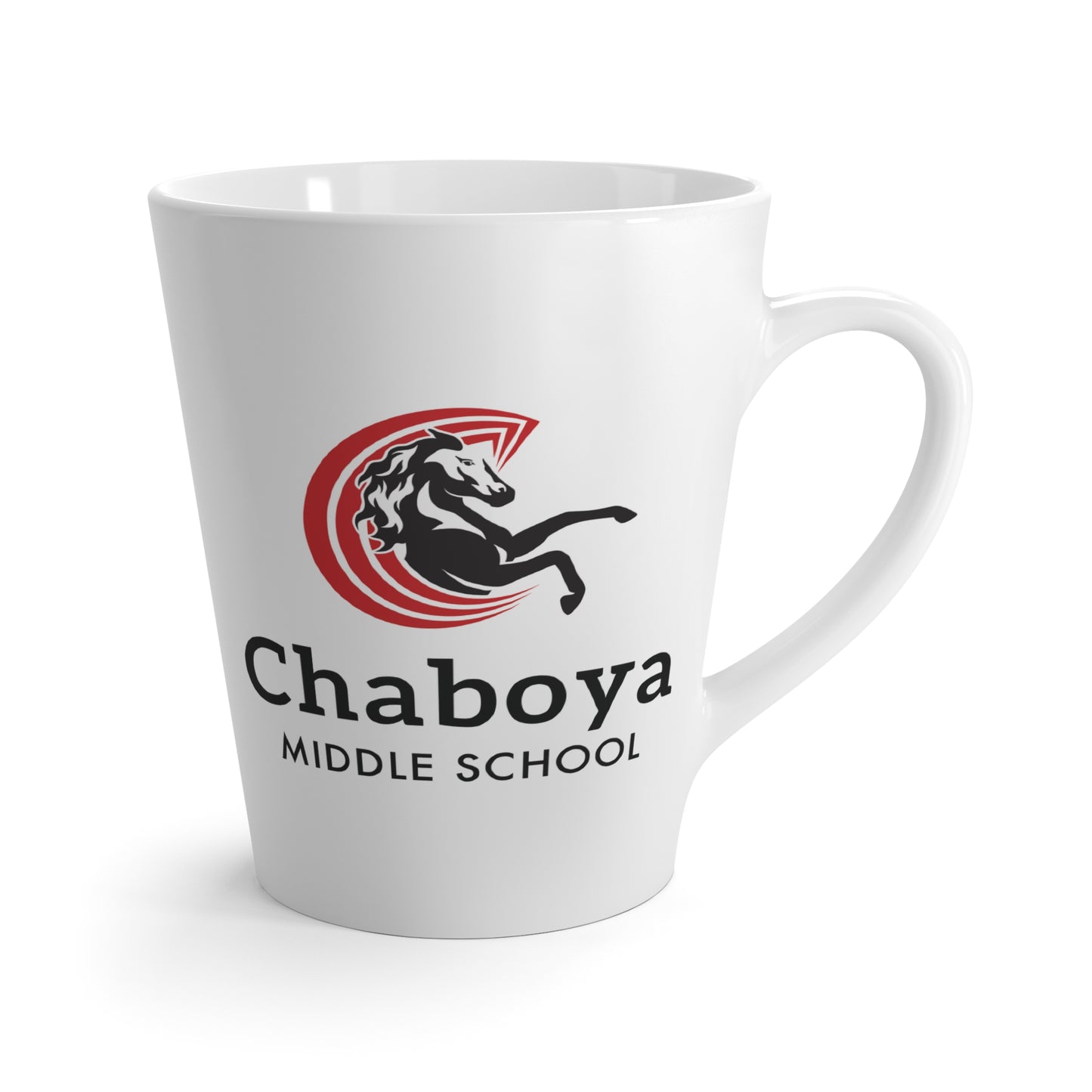 Chaboya Middle School Staff Logo Latte Mug