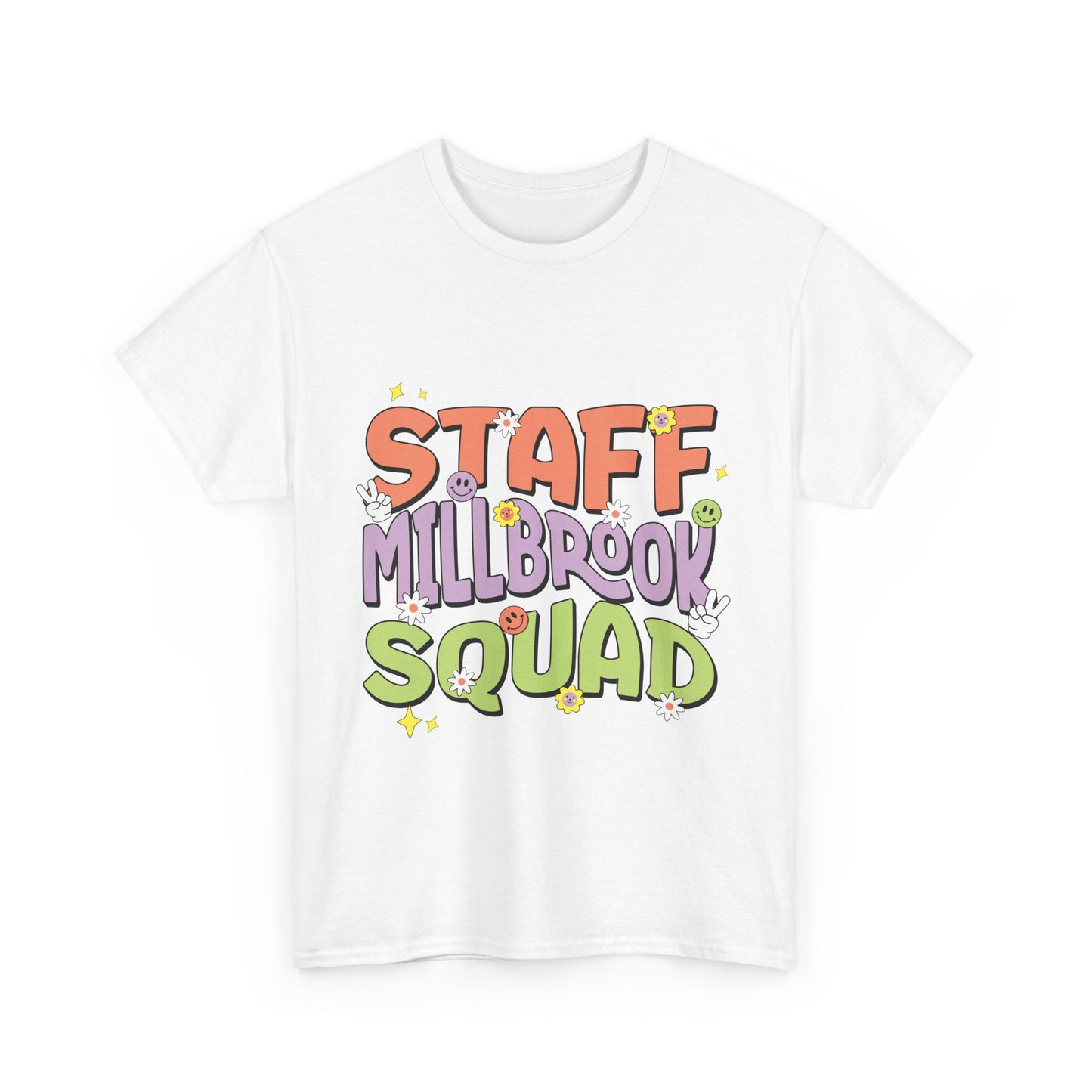 Millbrook Staff Squad Unisex Heavy Cotton Tee - Adult