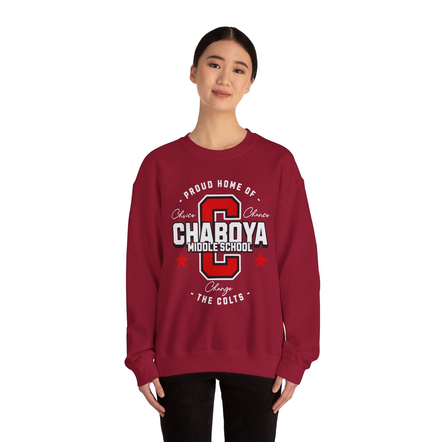 Chaboya Middle School Collegiate Crewneck - Adult