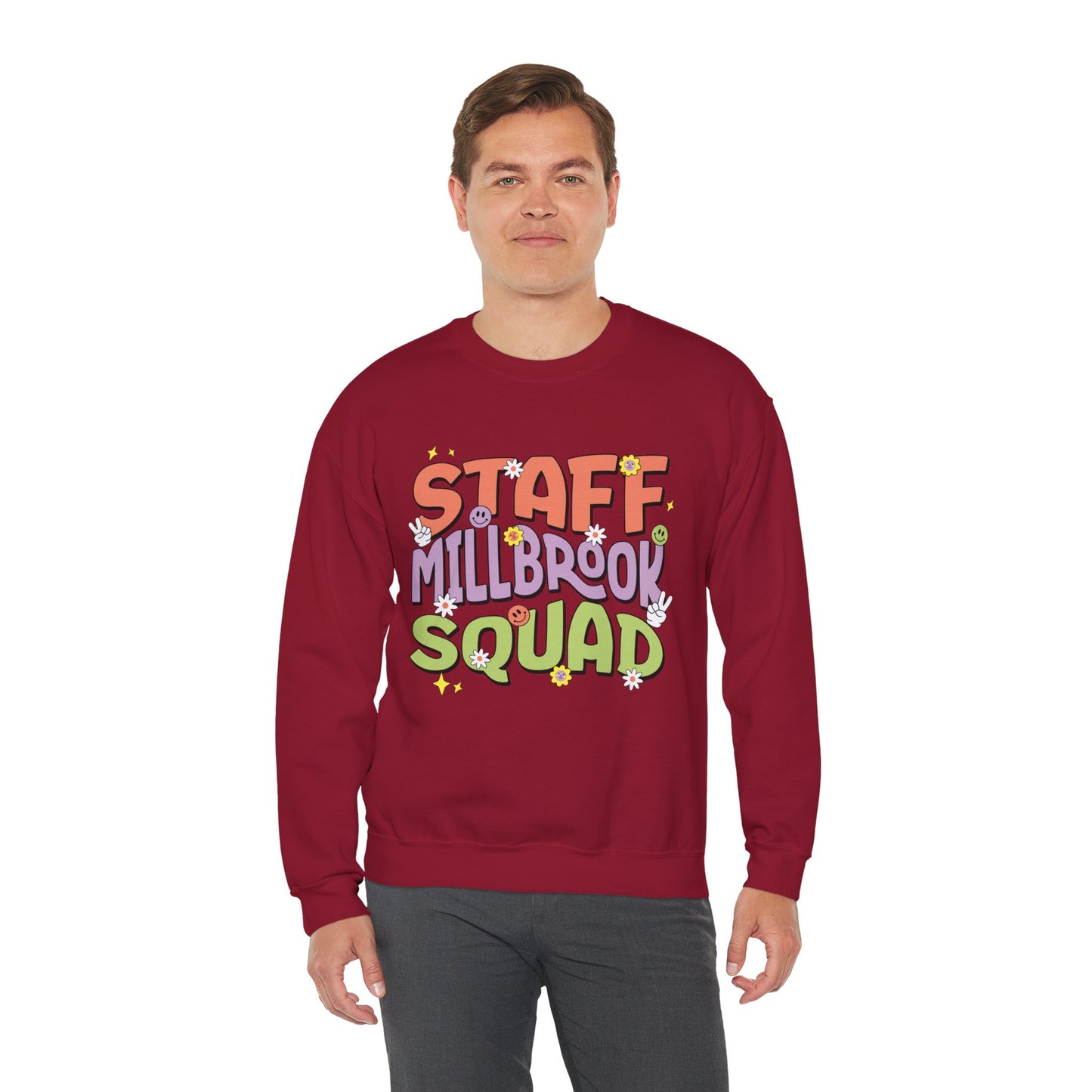 Millbrook Staff Squad Unisex Heavy Blend™ Crewneck Sweatshirt - Adult
