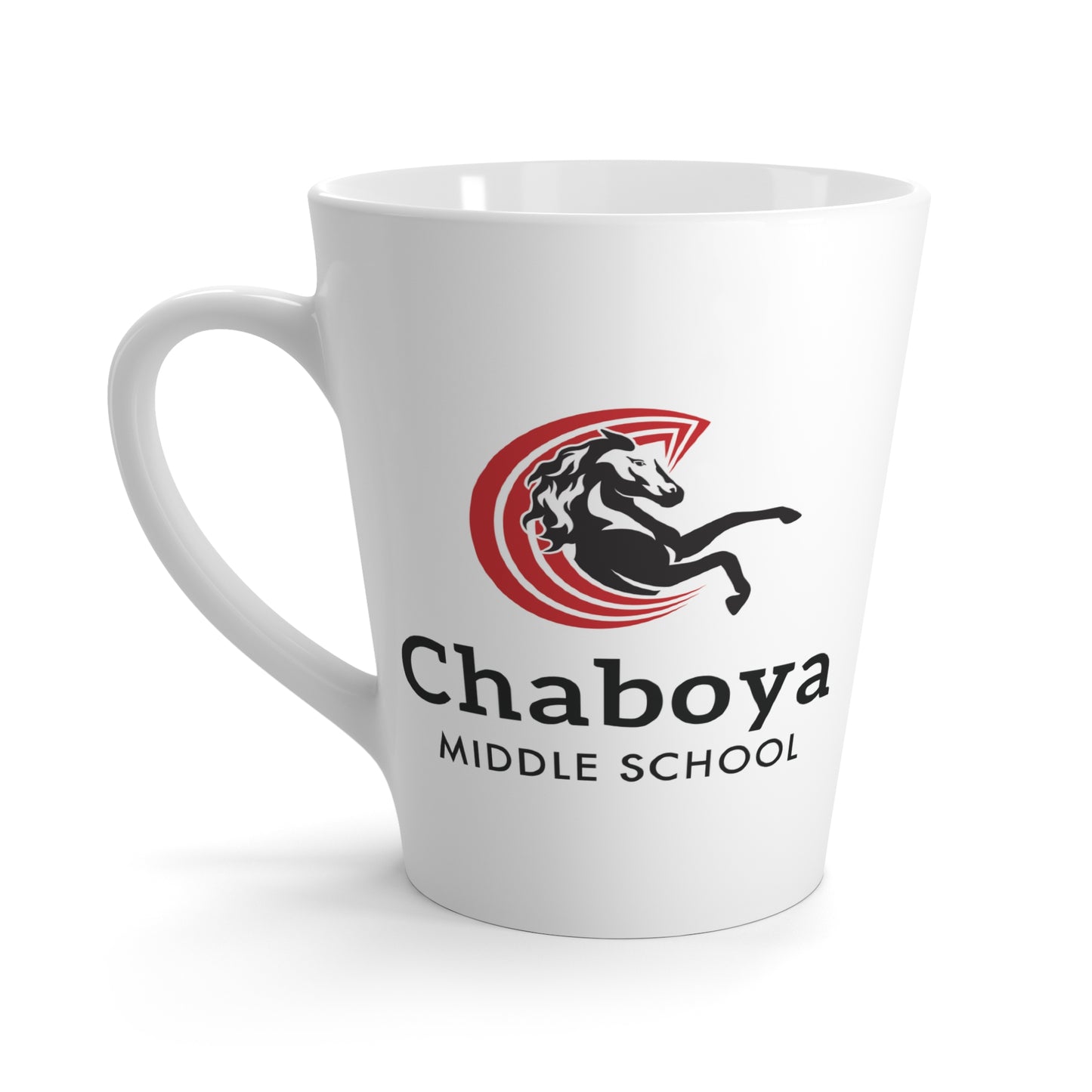 Chaboya Middle School Staff Logo Latte Mug