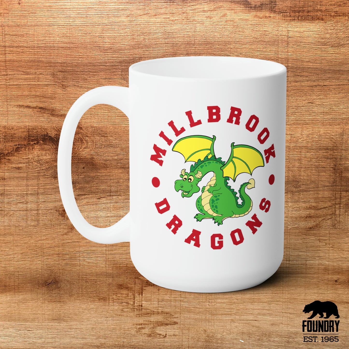 Millbrook Dragons Mascot - Ceramic Mug 15oz