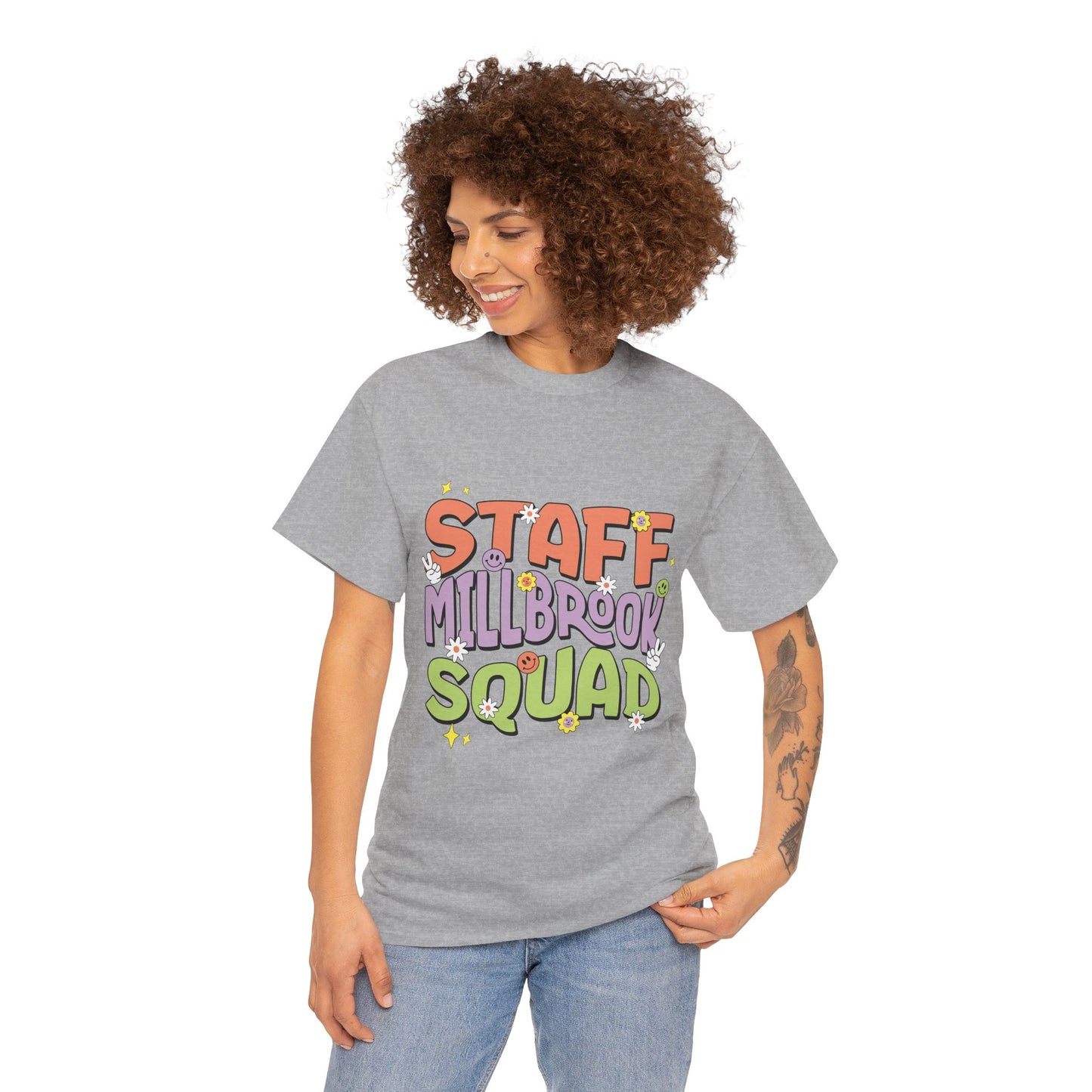 Millbrook Staff Squad Unisex Heavy Cotton Tee - Adult