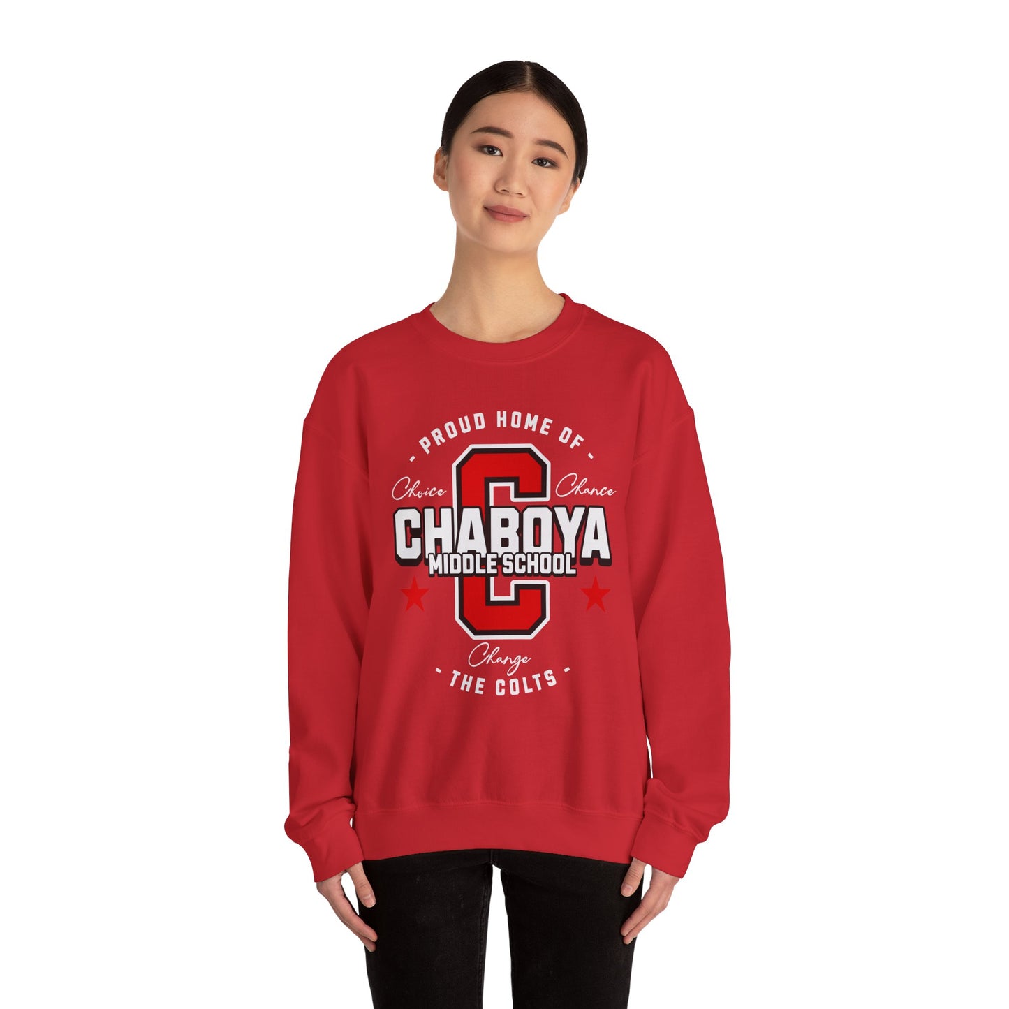 Chaboya Middle School Collegiate Crewneck - Adult