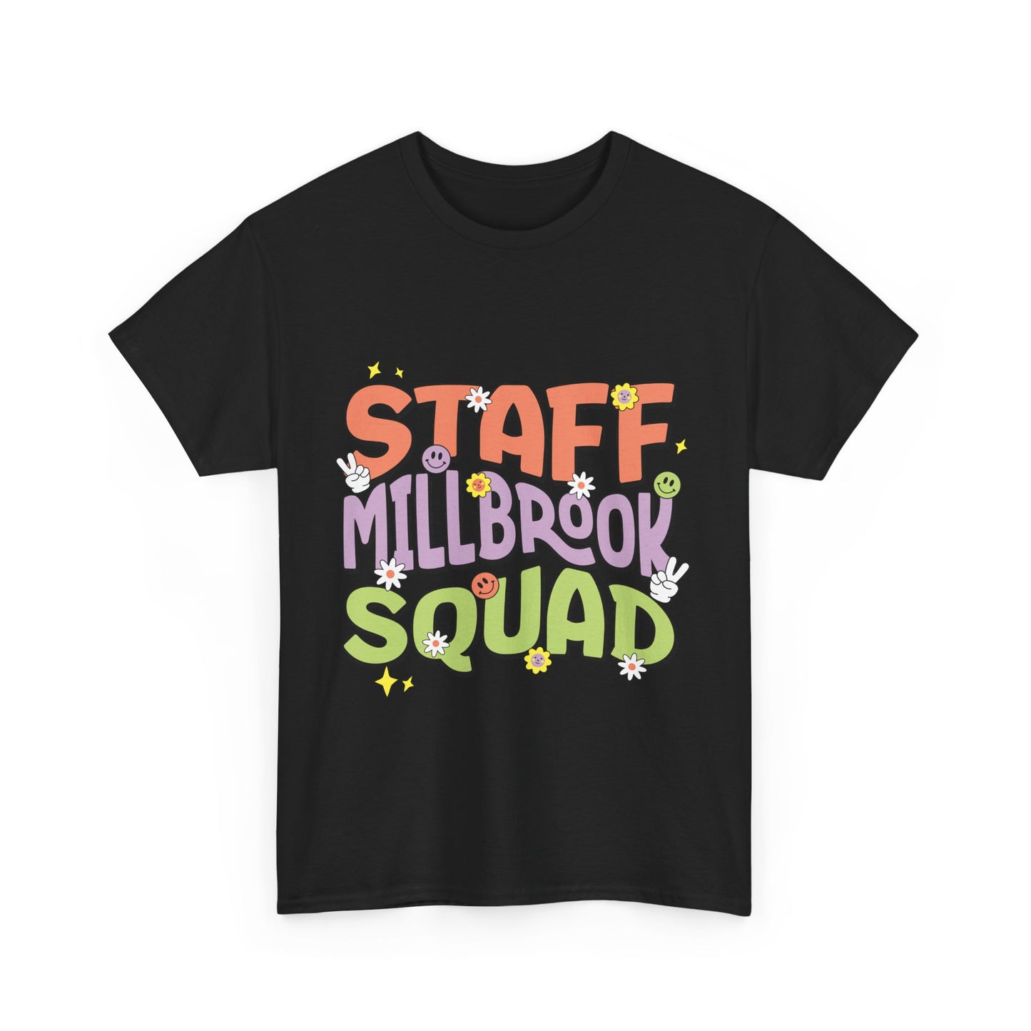 Millbrook Staff Squad Unisex Heavy Cotton Tee - Adult