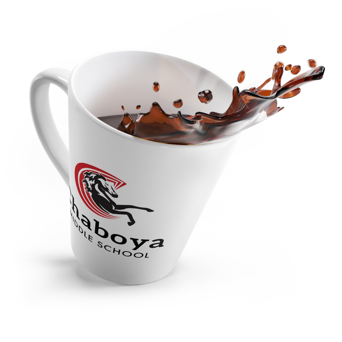 Chaboya Middle School Staff Logo Latte Mug
