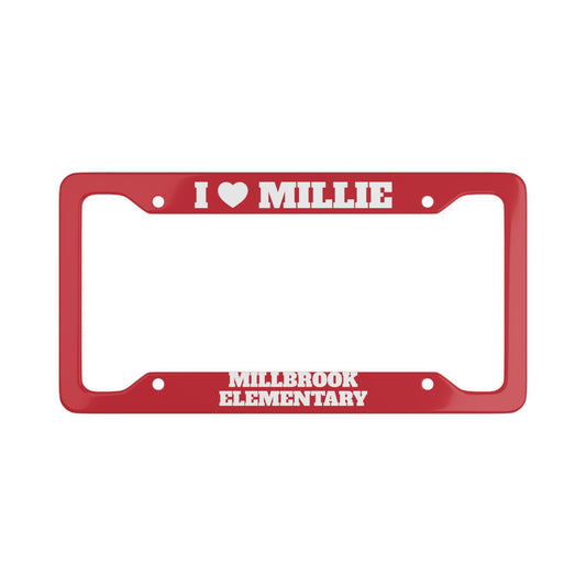 Millbrook Dragons License Plate Frame