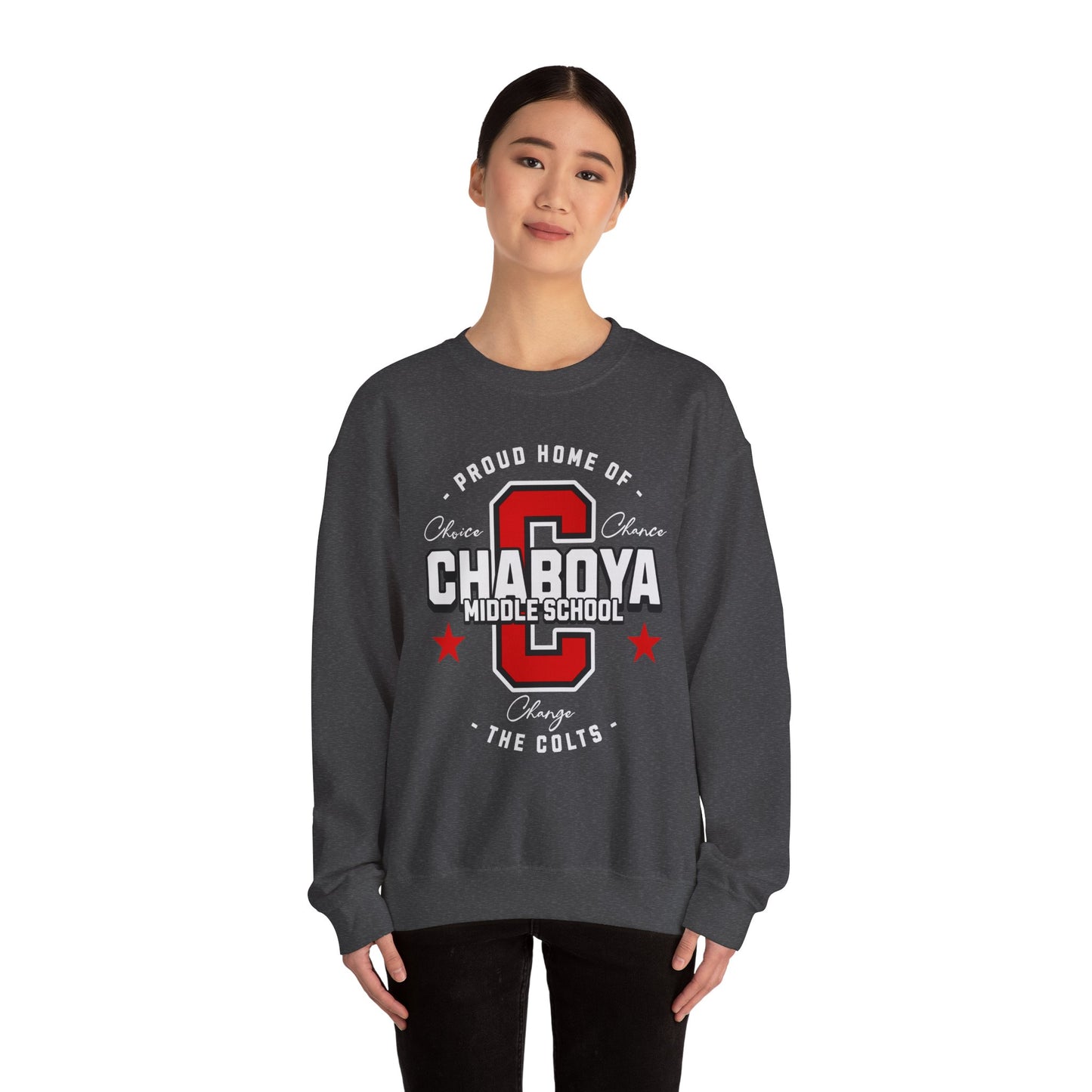Chaboya Middle School Collegiate Crewneck - Adult