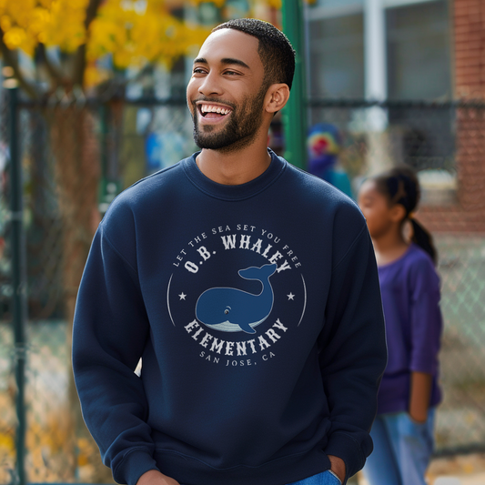 O.B. Whaley Let The Sea Set You Free Crewneck - Adult