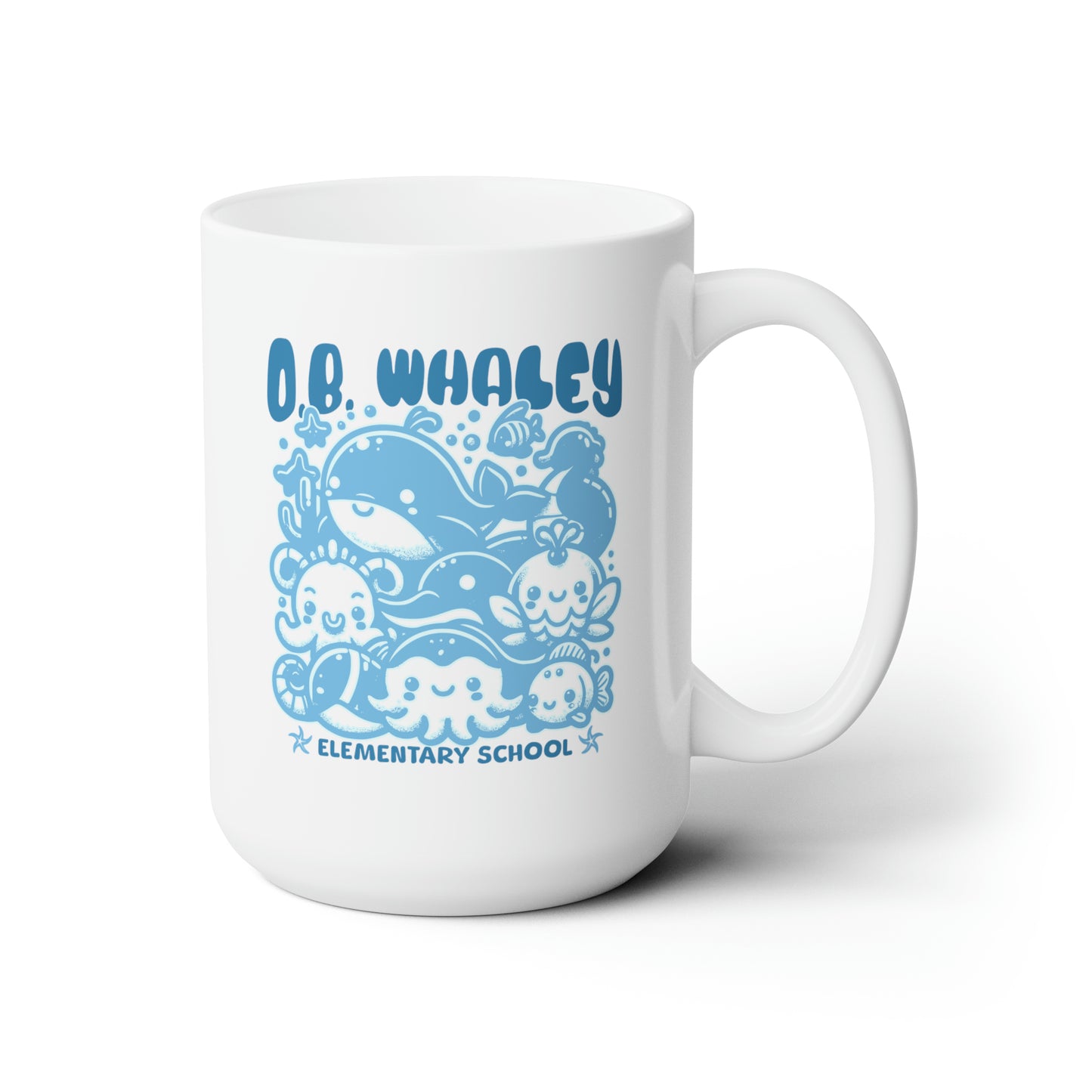 O.B. Whaley Ocean Tots - Ceramic Mug 15oz