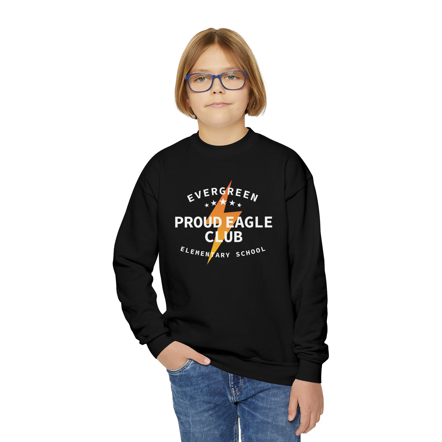 EV Proud Eagle Club Crewneck - Youth