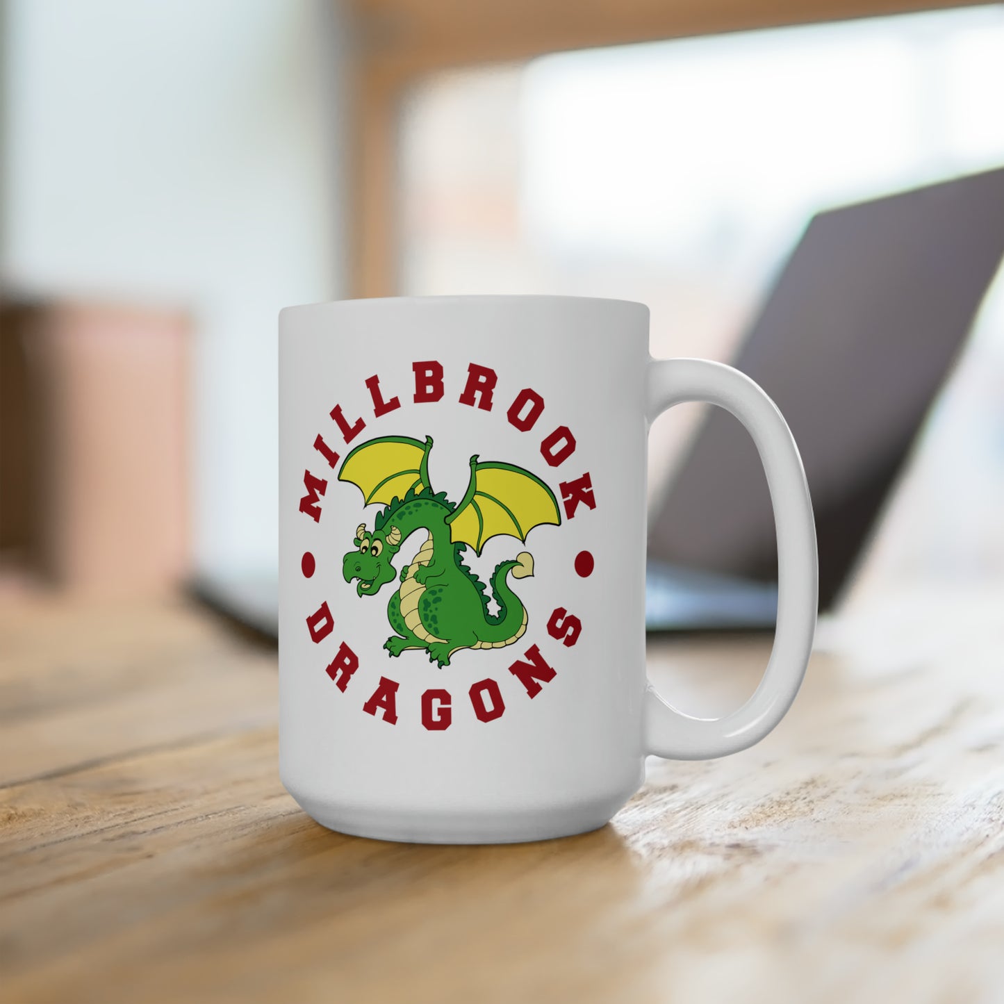 Millbrook Dragons Mascot - Ceramic Mug 15oz