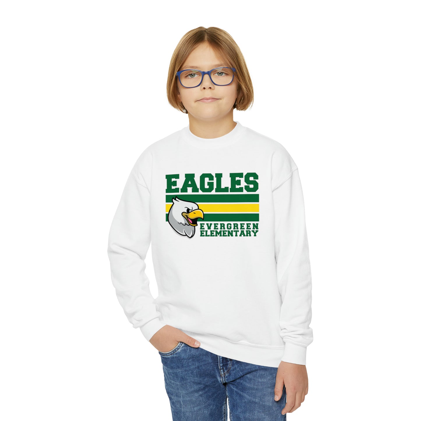 Eagles Flag Crewneck - Youth