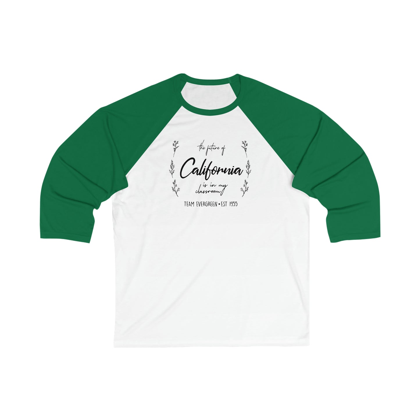 The Future Of California - Baseball Tee - Adult