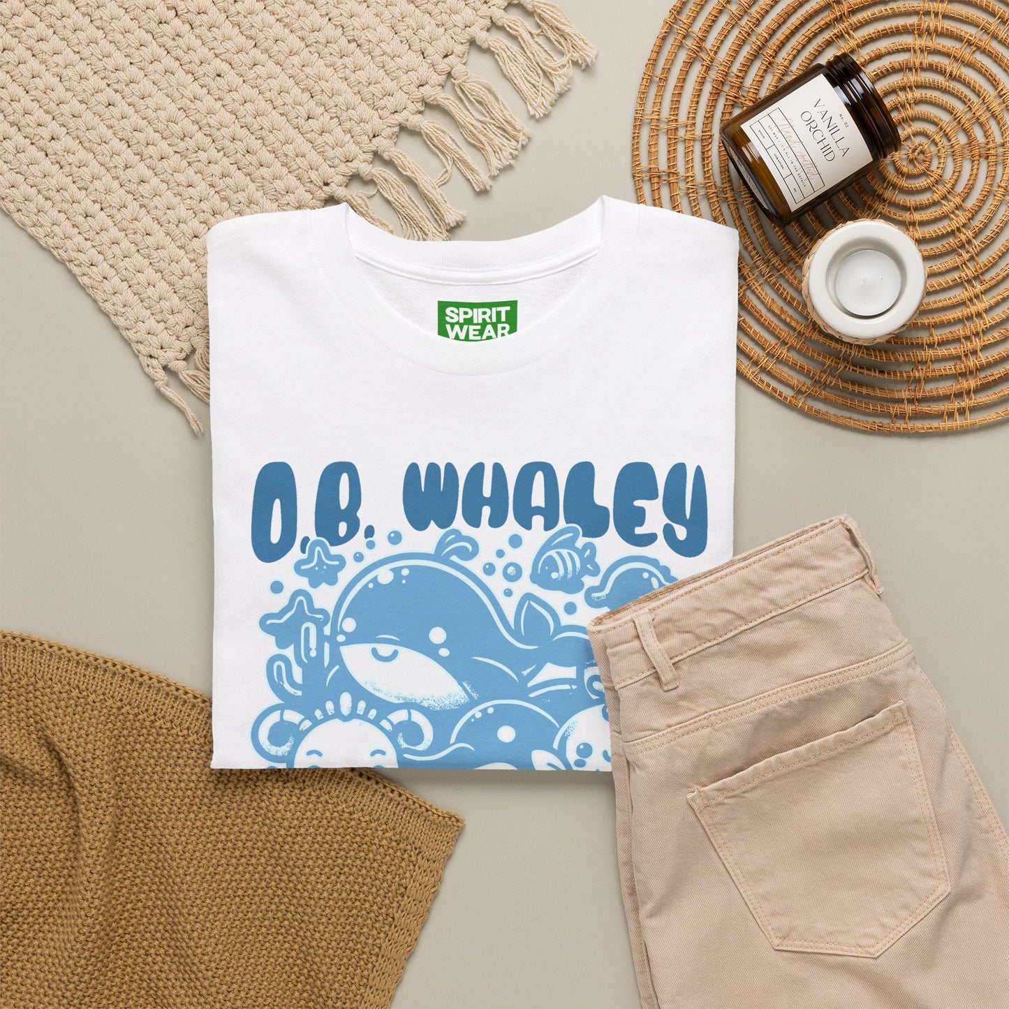 O.B. Whaley Ocean Tots T-Shirt - Adult