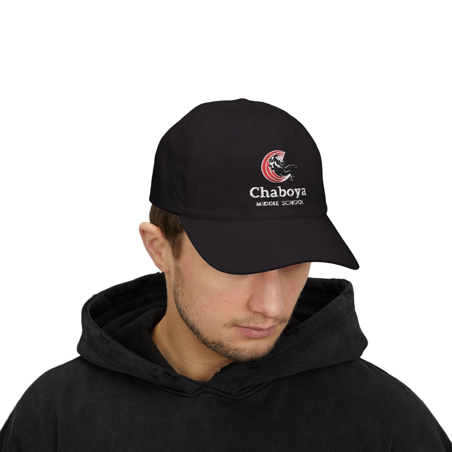 Classic Dad Cap with Chaboya Staff Logo (dark)