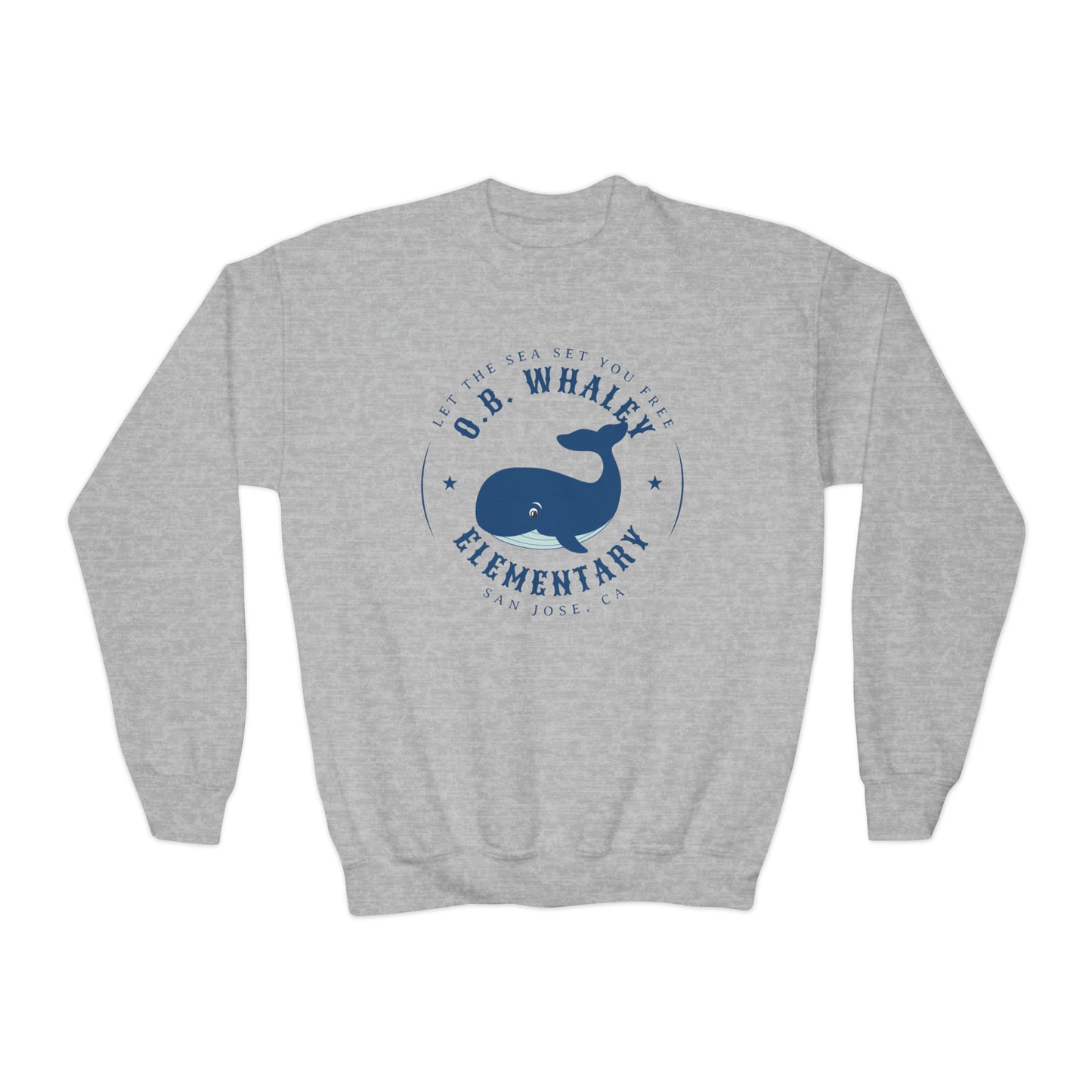 O.B. Whaley Let The Sea Set You Free Crewneck - Youth