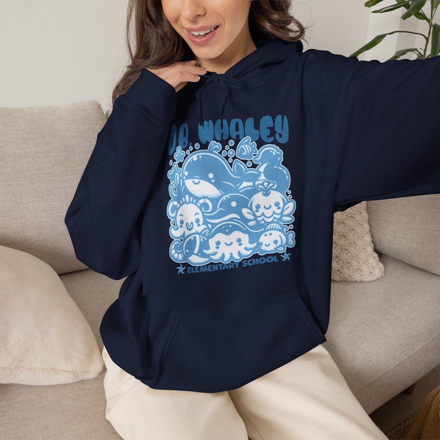O.B. Whaley Ocean Tots Hoodie - Adult
