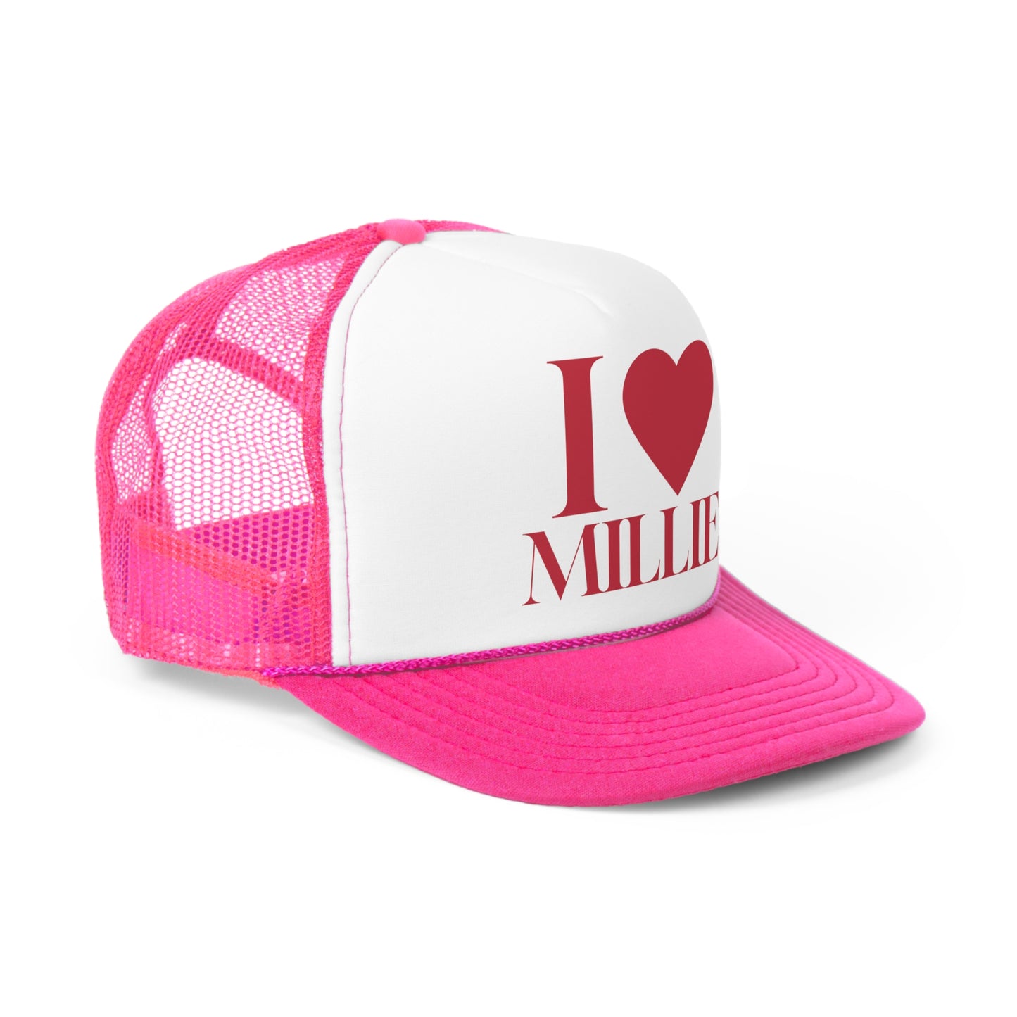 I Love Millie Trucker Cap