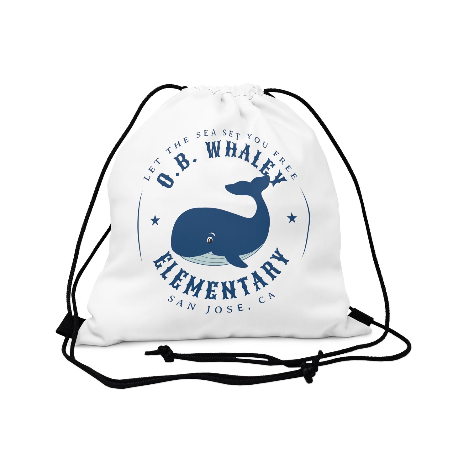 O.B. Whaley Let The Sea Set You Free - Drawstring Bag