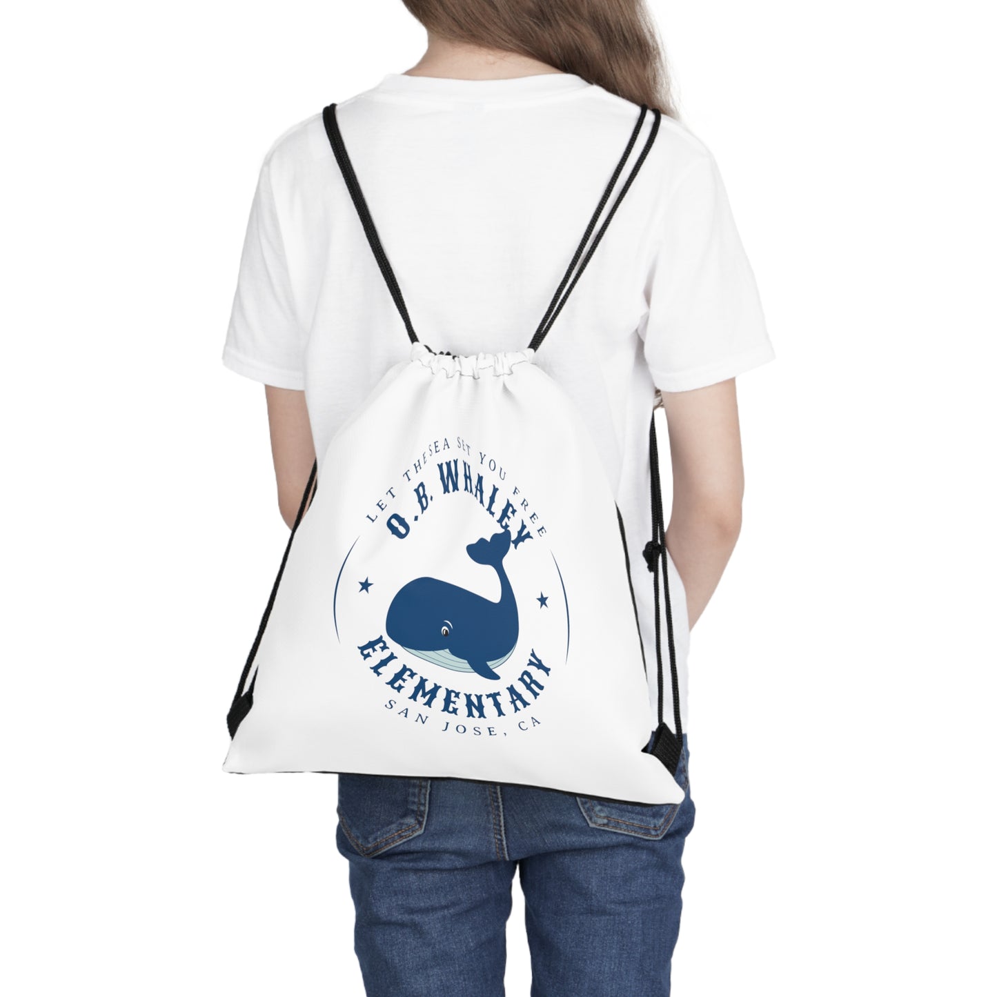 O.B. Whaley Let The Sea Set You Free - Drawstring Bag