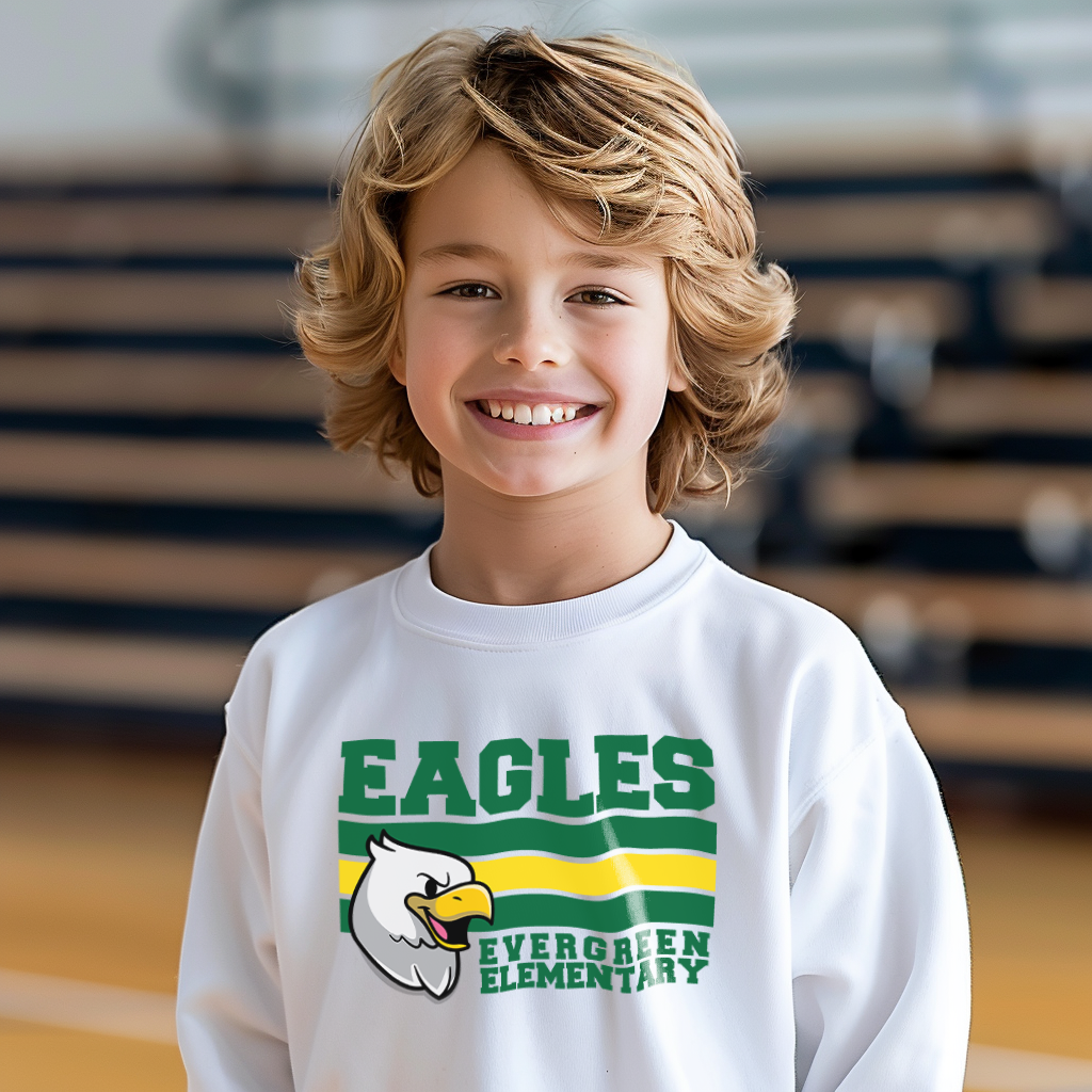 Eagles Flag Crewneck - Youth